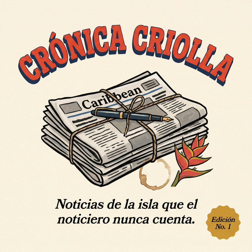 CRÓNICA CRIOLLA design graphic