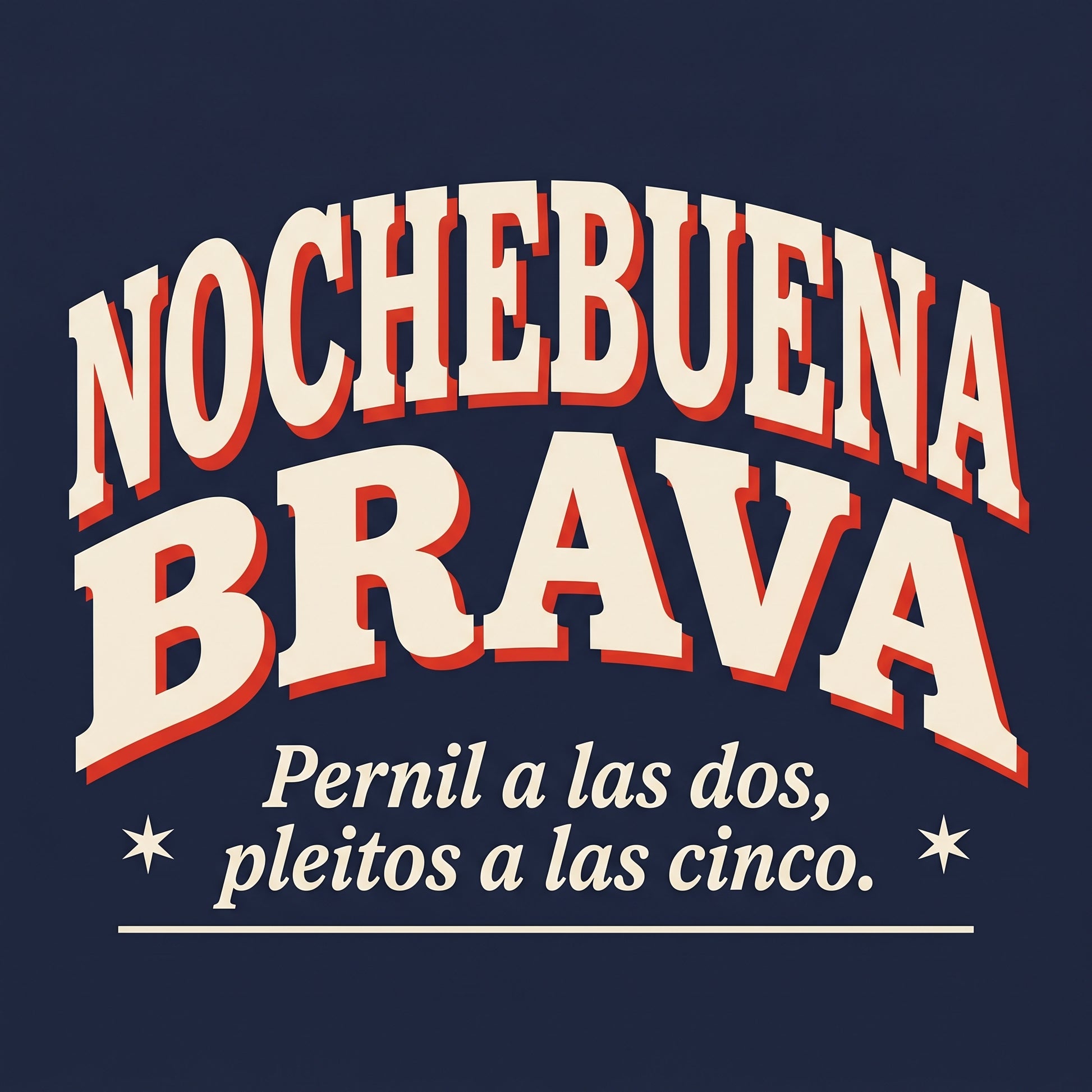 NOCHEBUENA BRAVA design graphic
