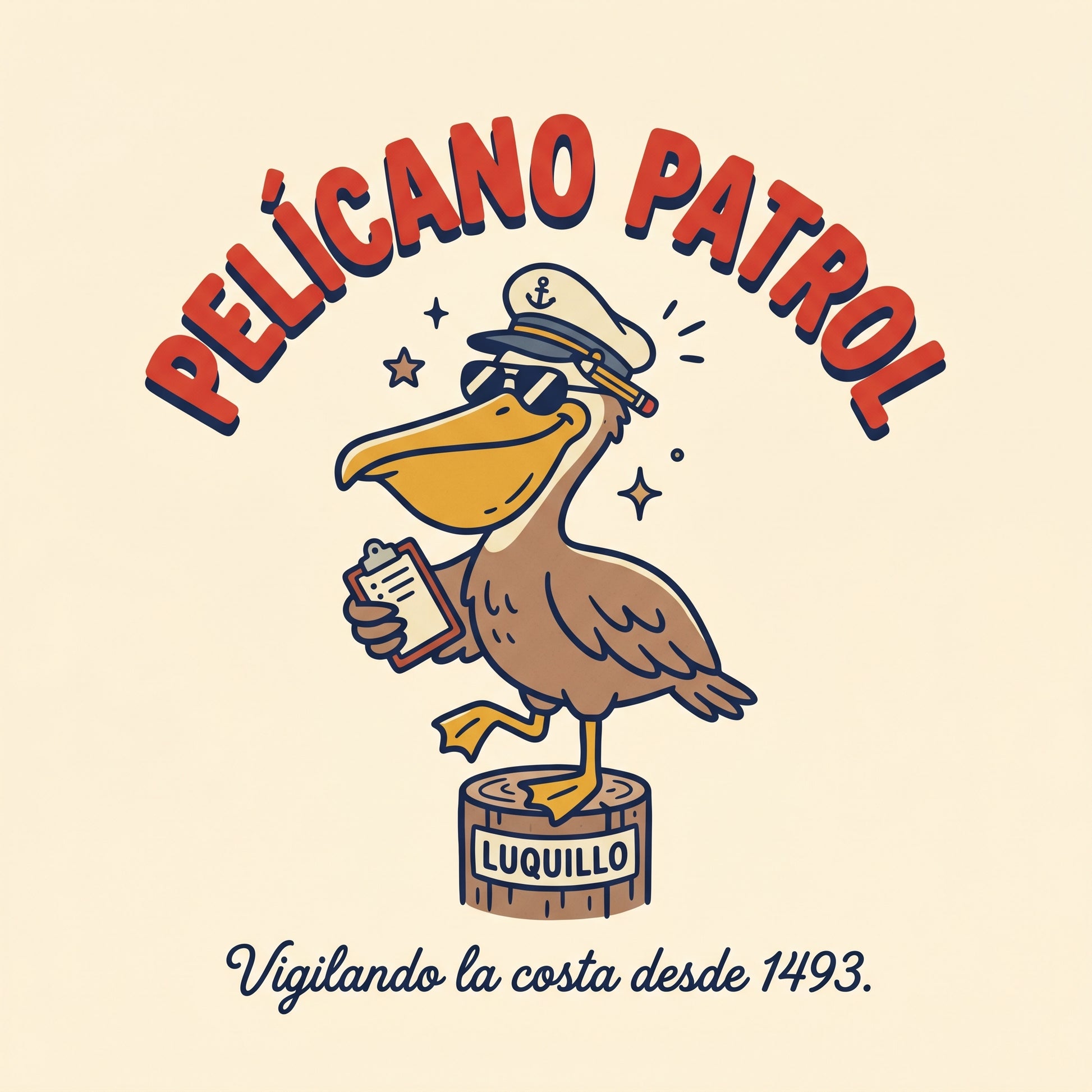 PELÍCANO PATROL design graphic