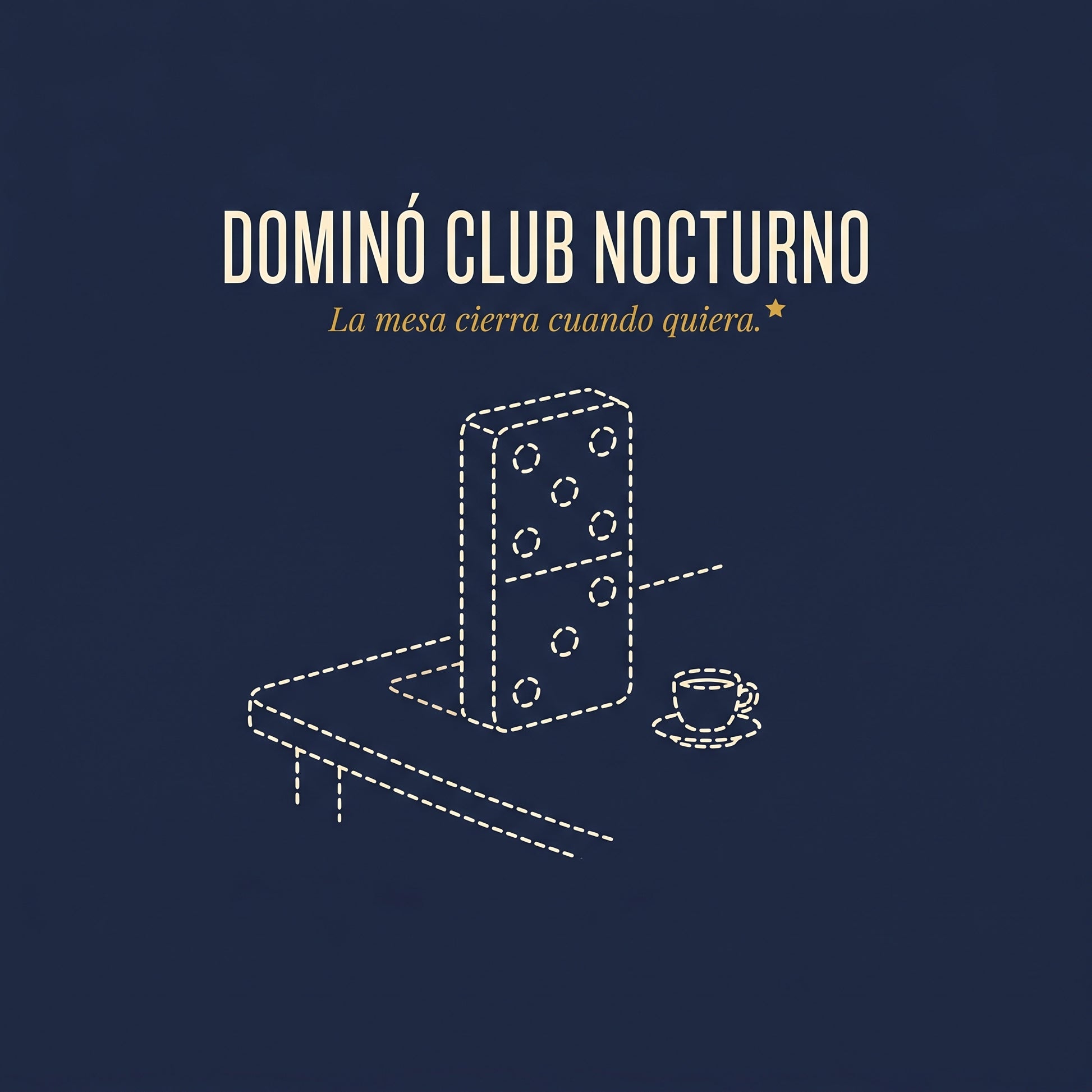 DOMINÓ CLUB NOCTURNO — design