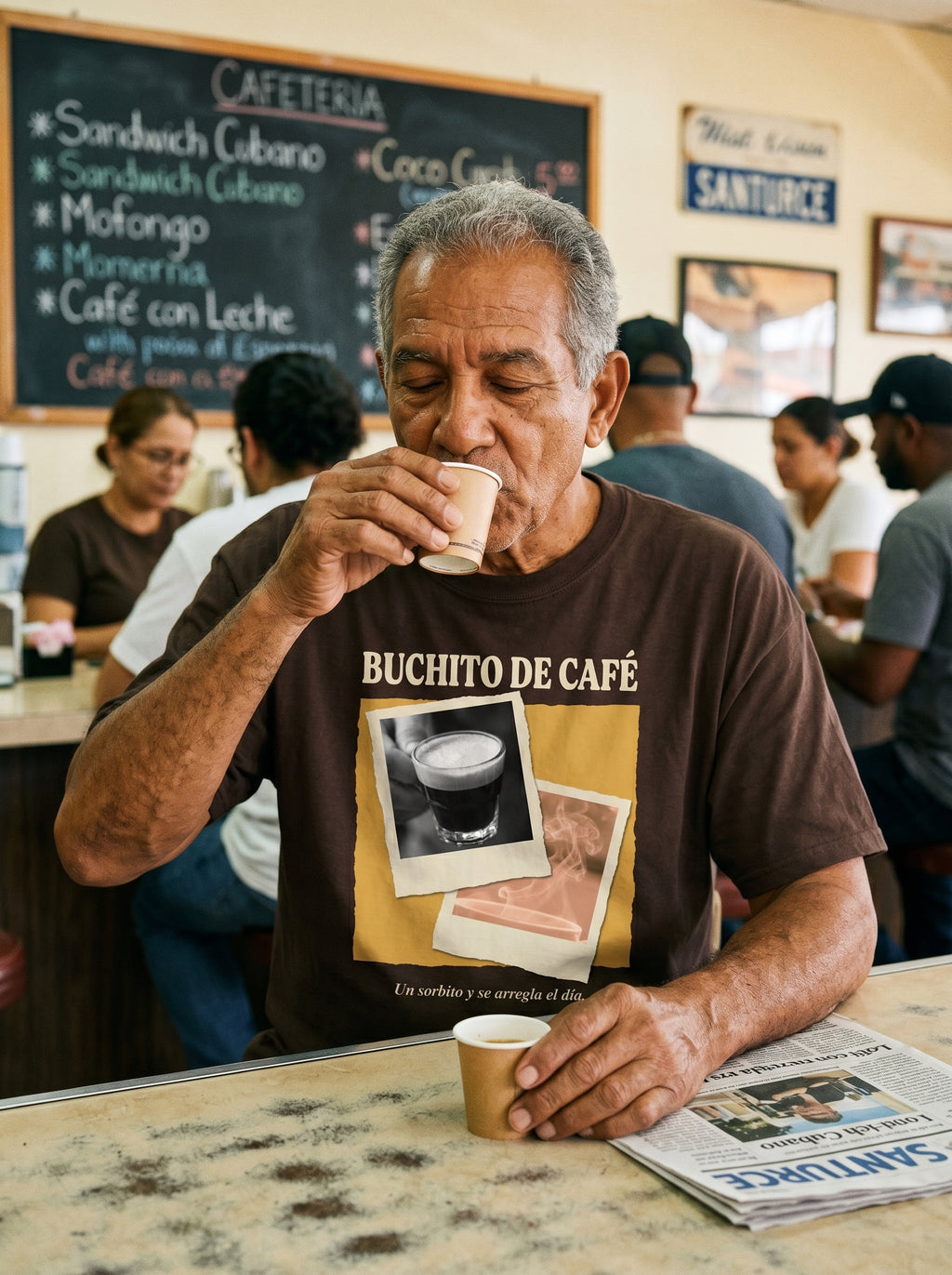 BUCHITO DE CAFÉ — on model