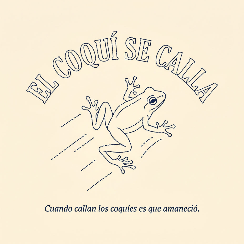 EL COQUÍ SE CALLA — design