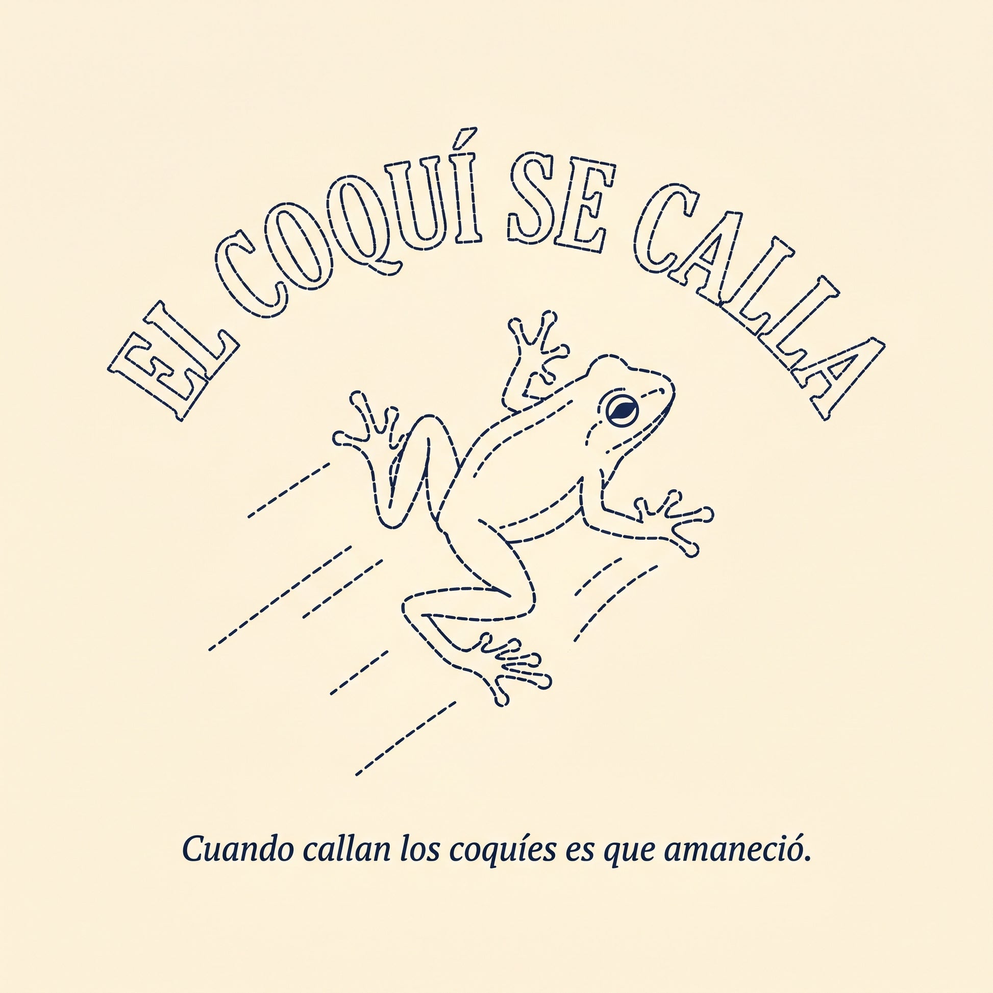 EL COQUÍ SE CALLA — design