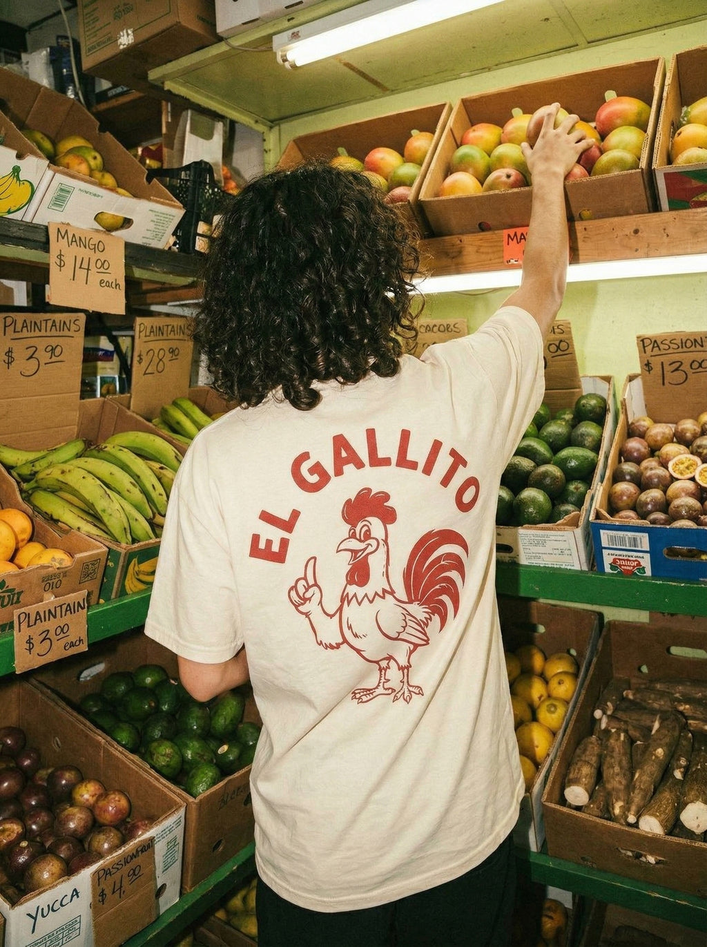 El Gallito T-Shirt — el-gallito-t-shirt-lifestyle-a-bodega-reach