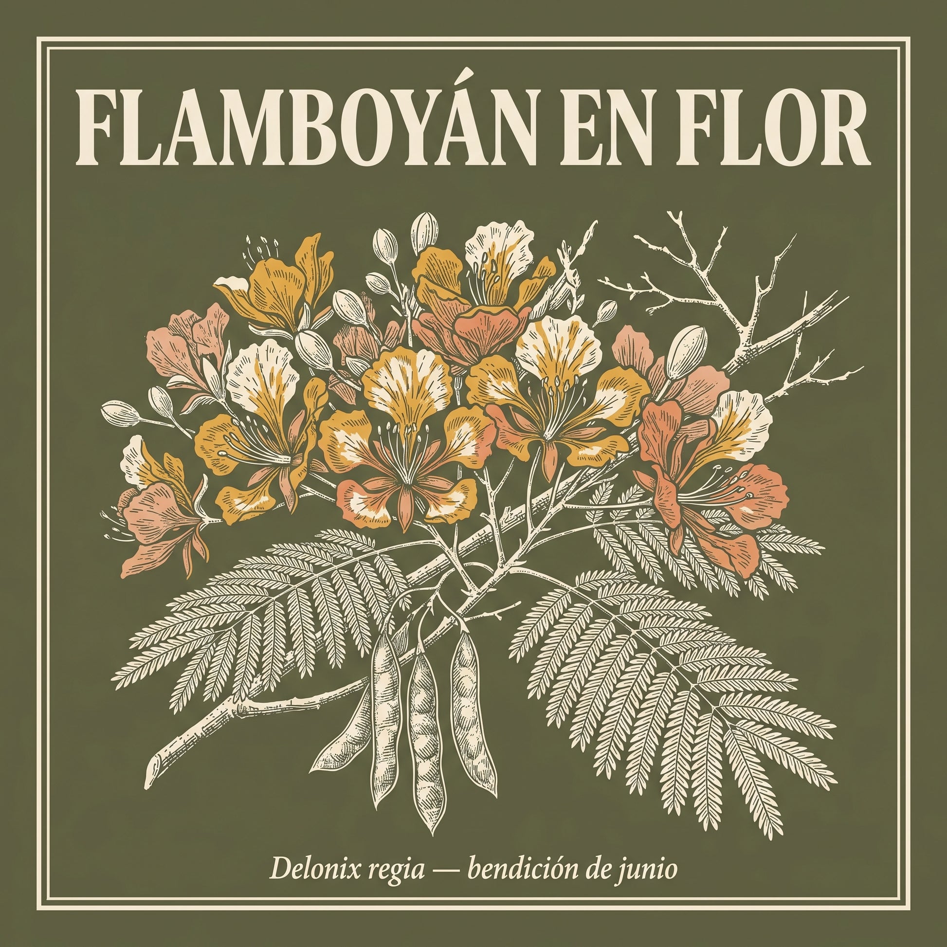 FLAMBOYÁN EN FLOR — design