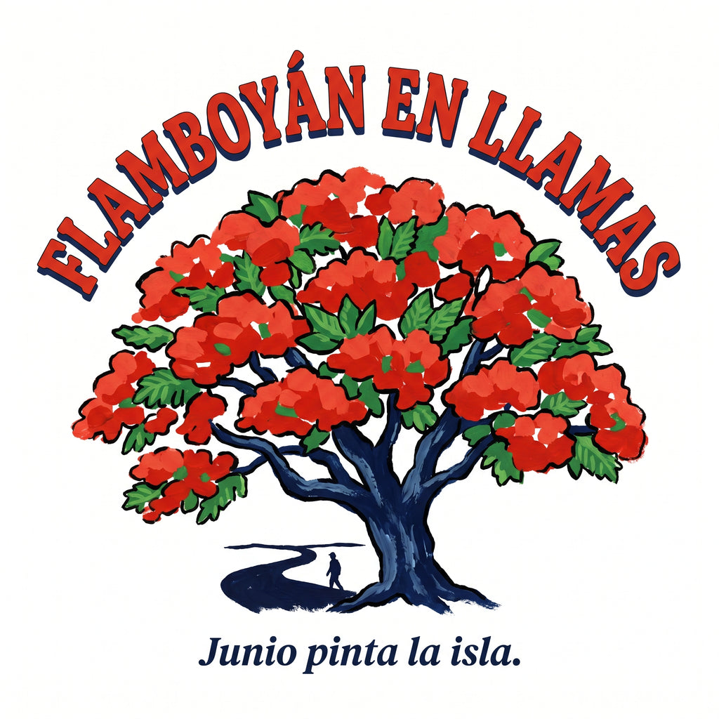 FLAMBOYÁN EN LLAMAS — print
