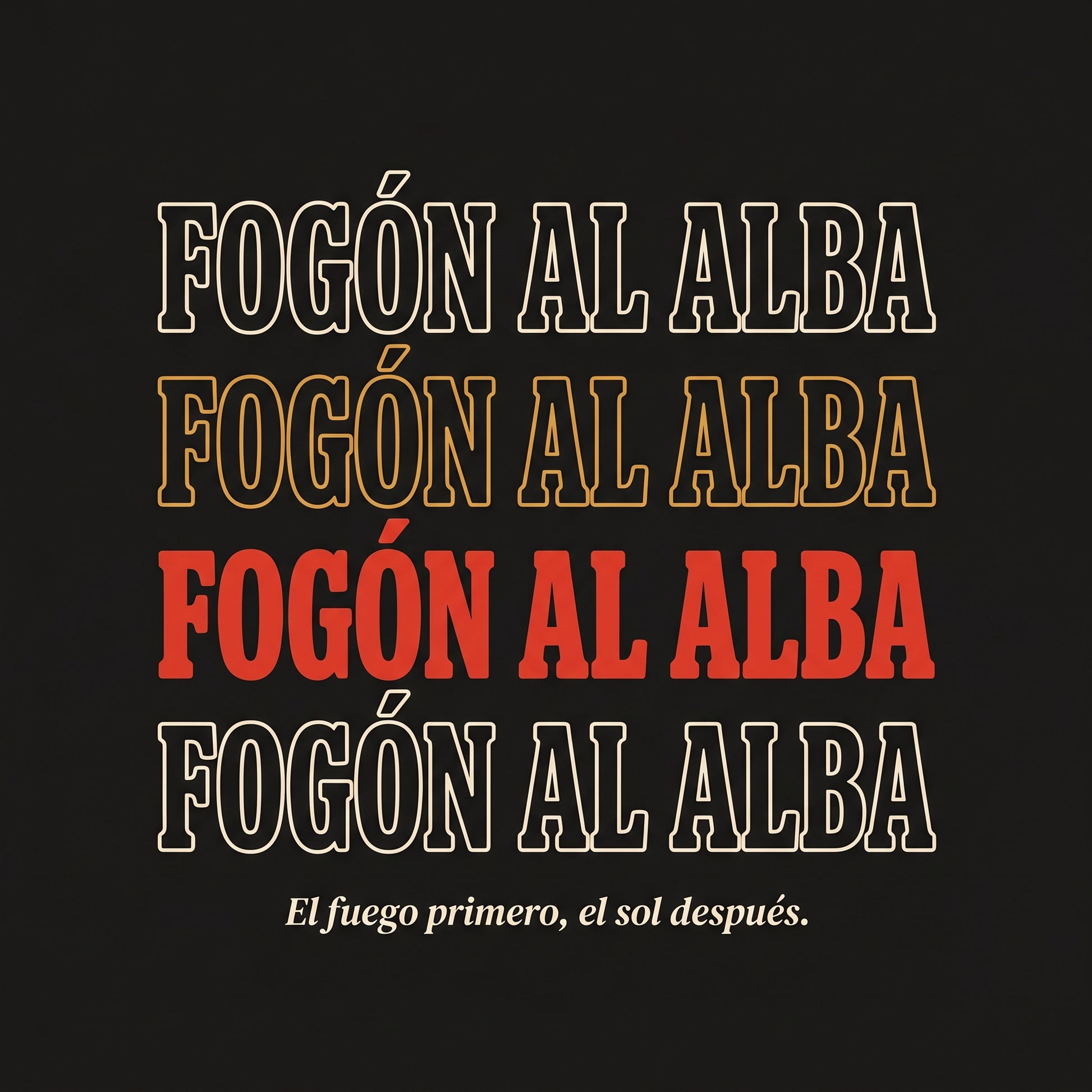 FOGÓN AL ALBA — design