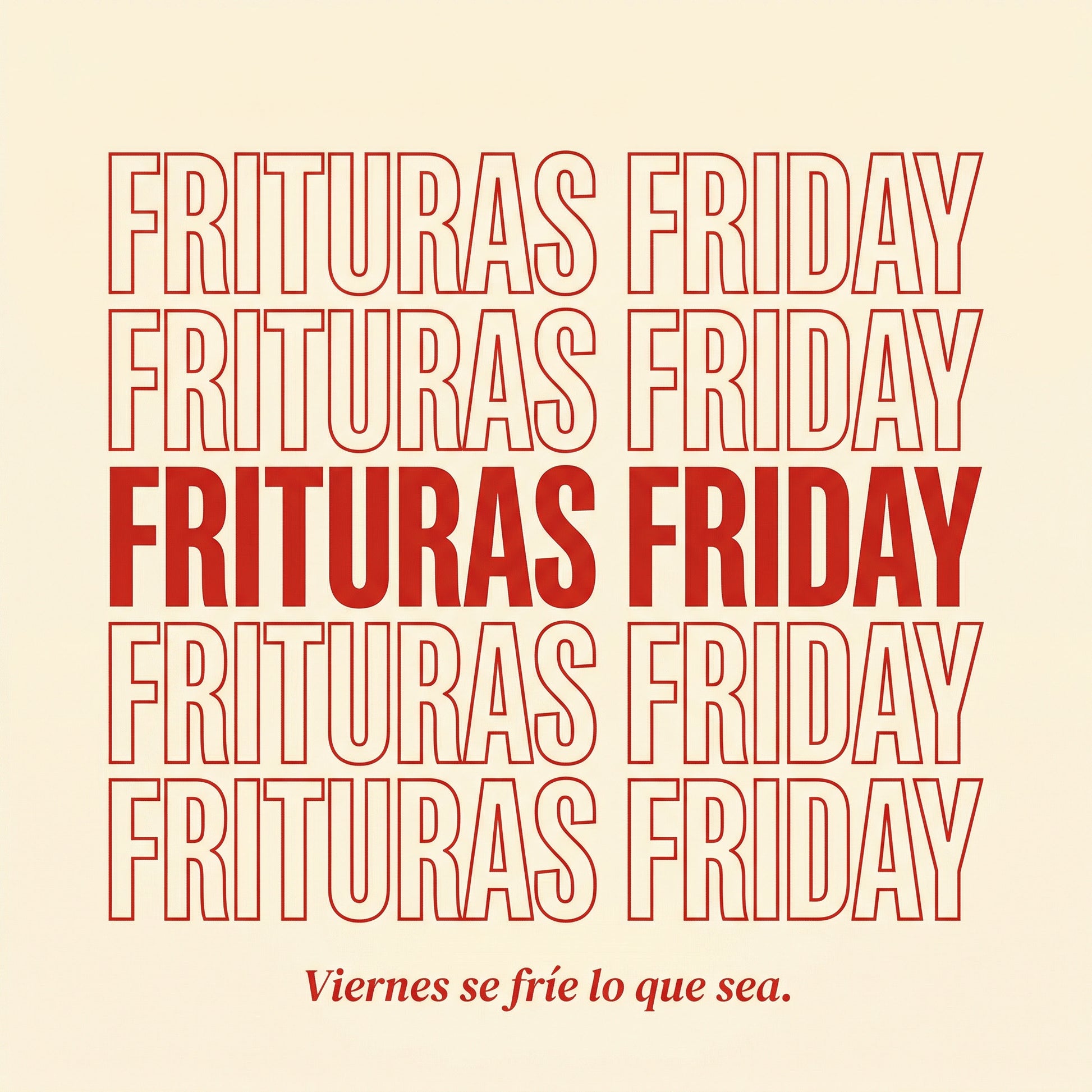 FRITURAS FRIDAY
