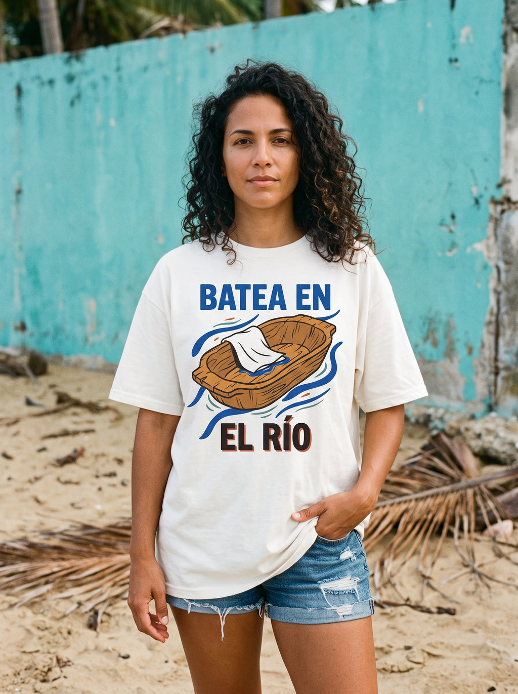BATEA EN EL RÍO HIC AI mockup