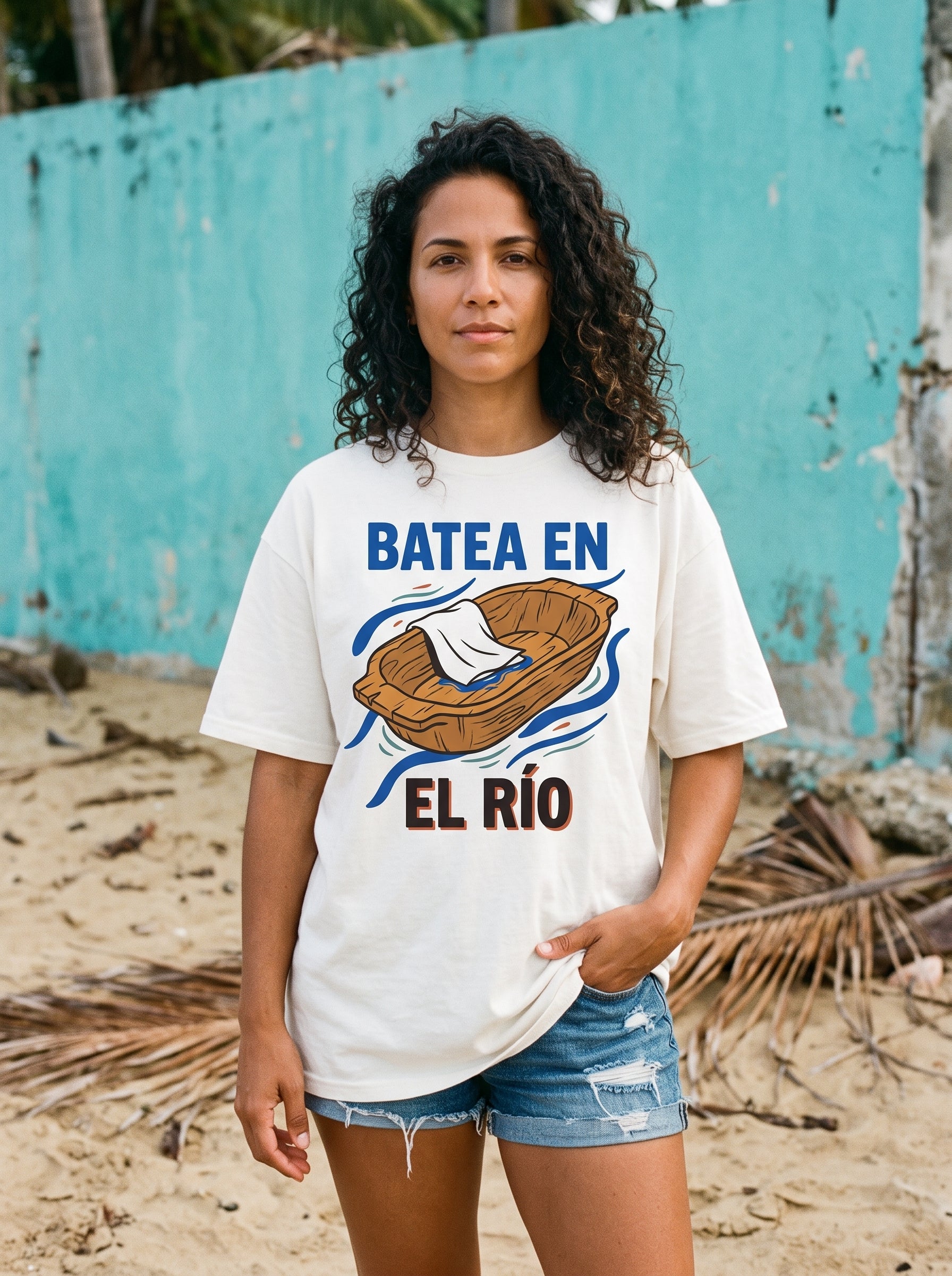 BATEA EN EL RÍO HIC AI mockup