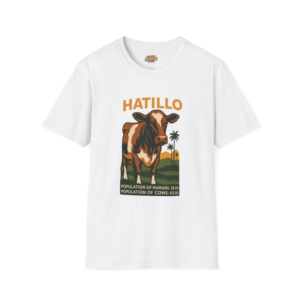 Front view of HATILLO - Population of Humans vs. Cows on a clean background