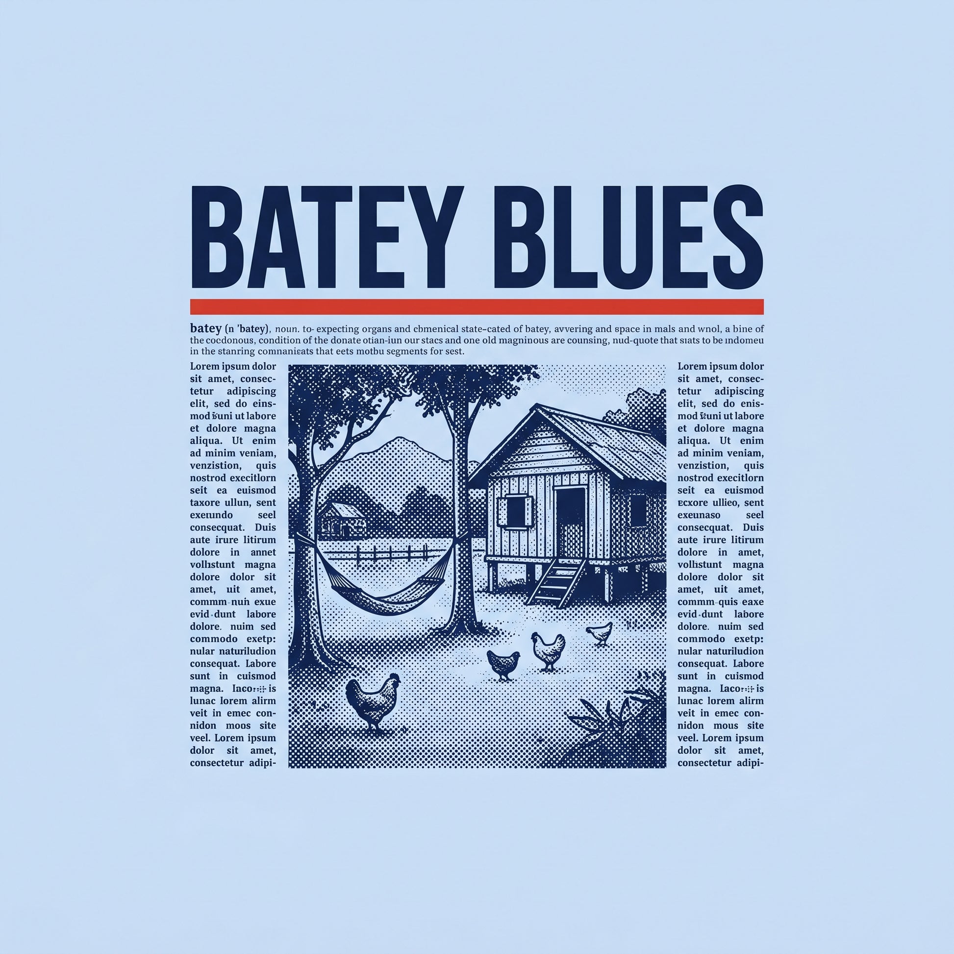 BATEY BLUES - Design