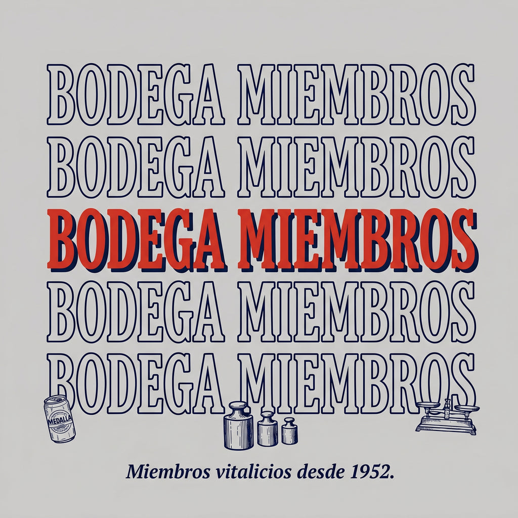 BODEGA MIEMBROS — design graphic