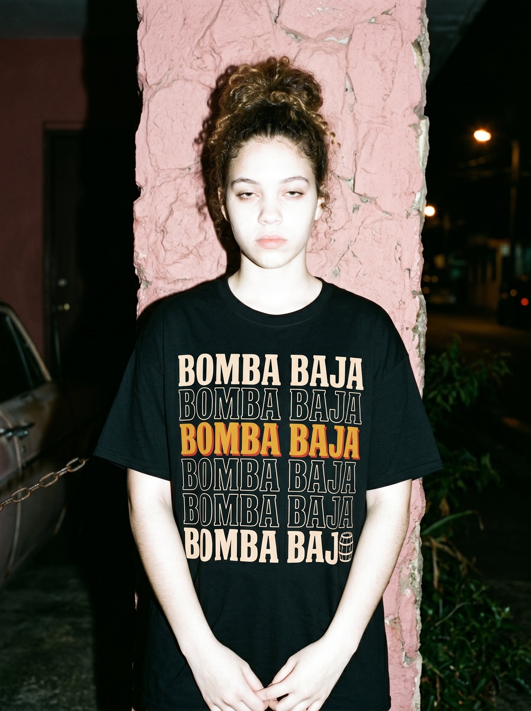 BOMBA BAJA — model mockup