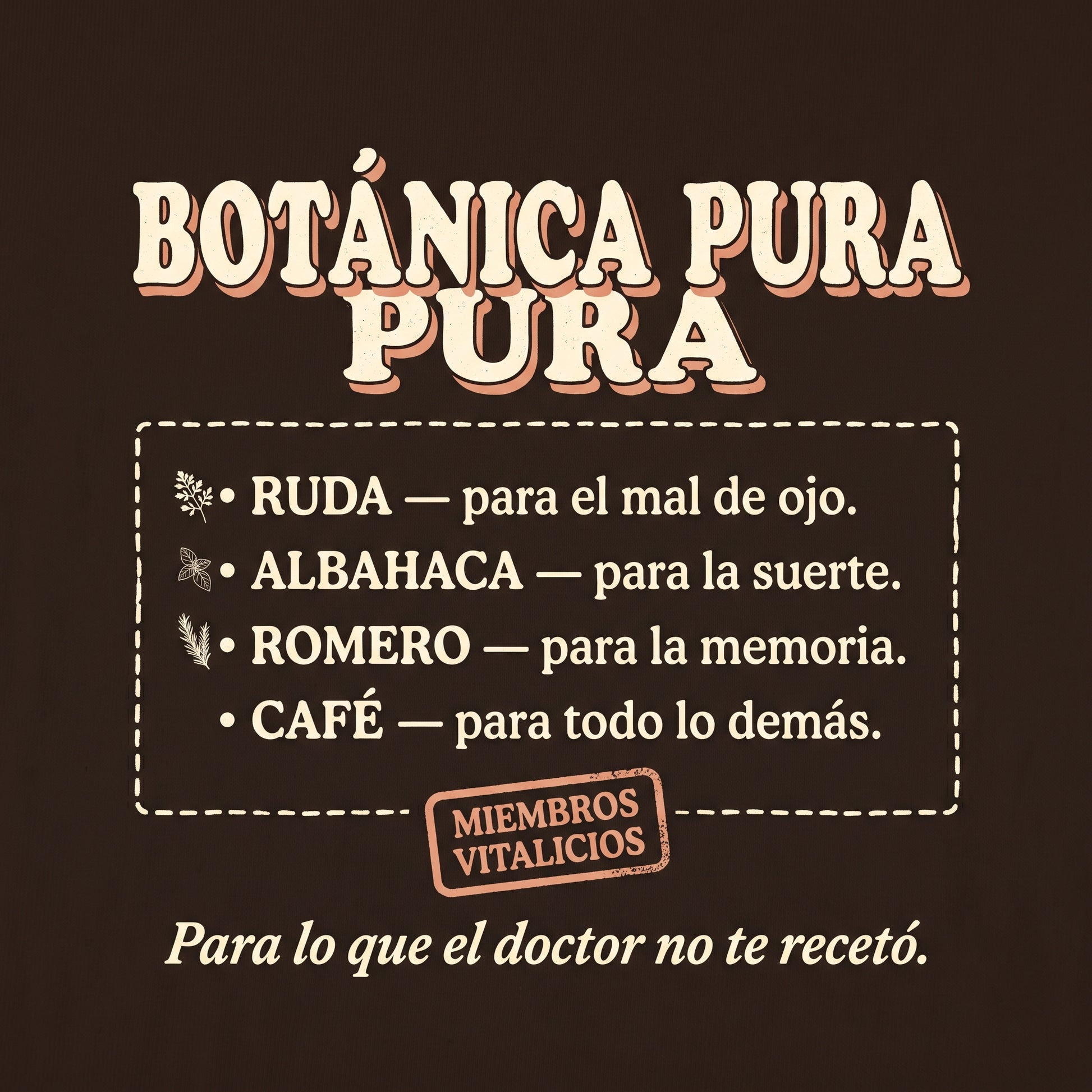 BOTÁNICA PURA — design
