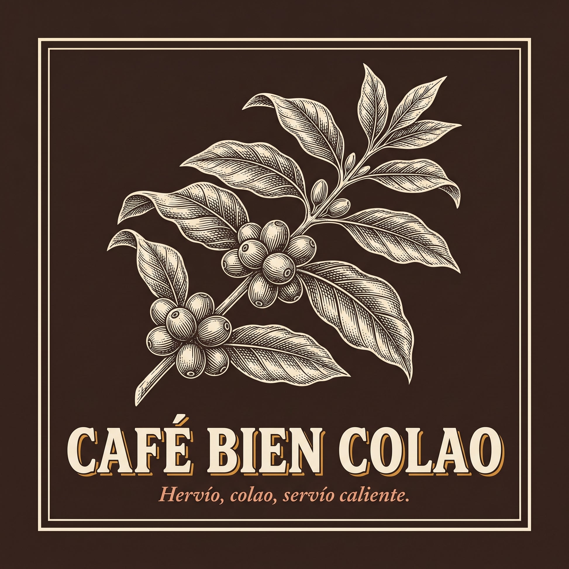 CAFÉ BIEN COLAO — design graphic