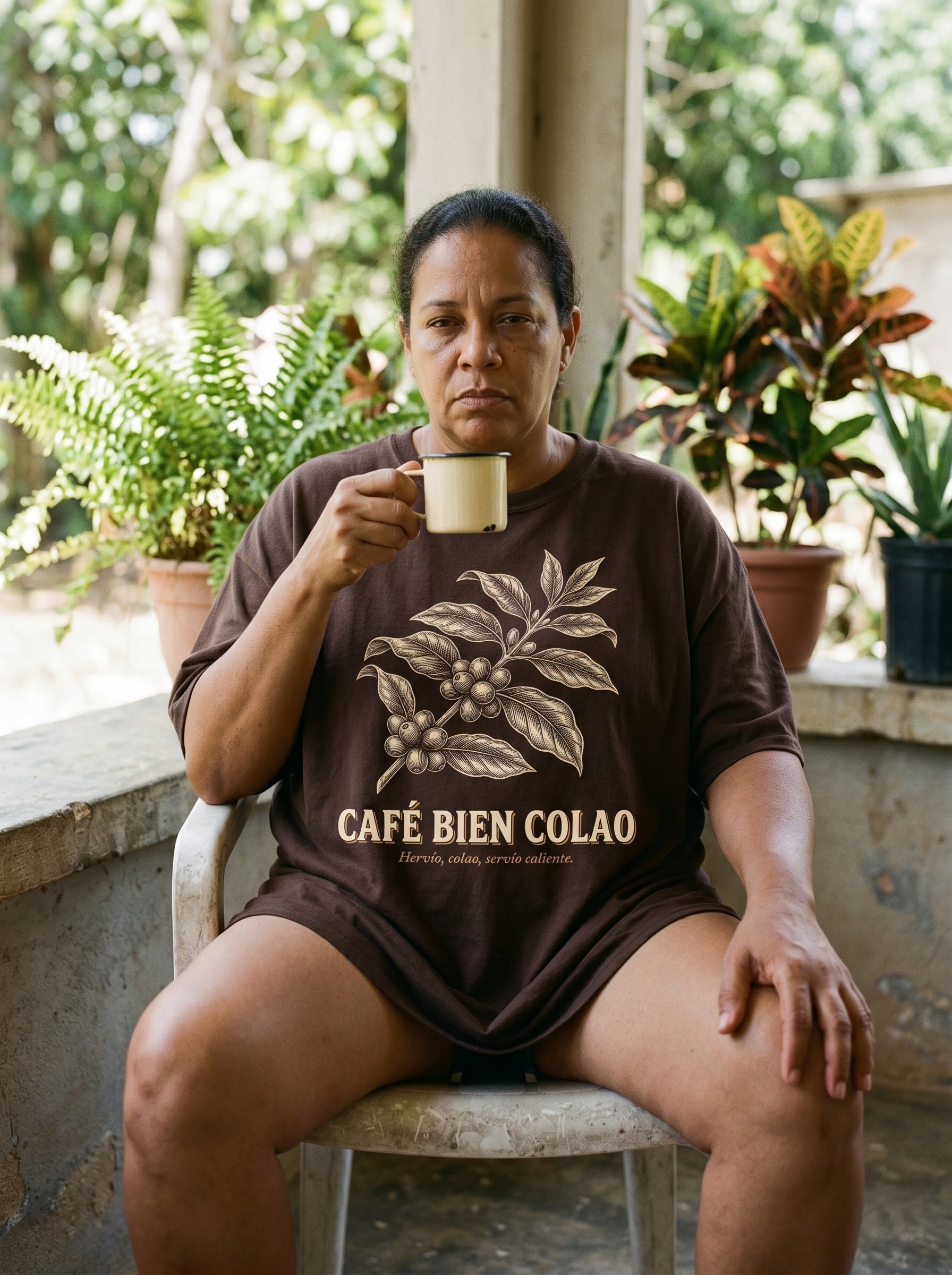 CAFÉ BIEN COLAO — model mockup