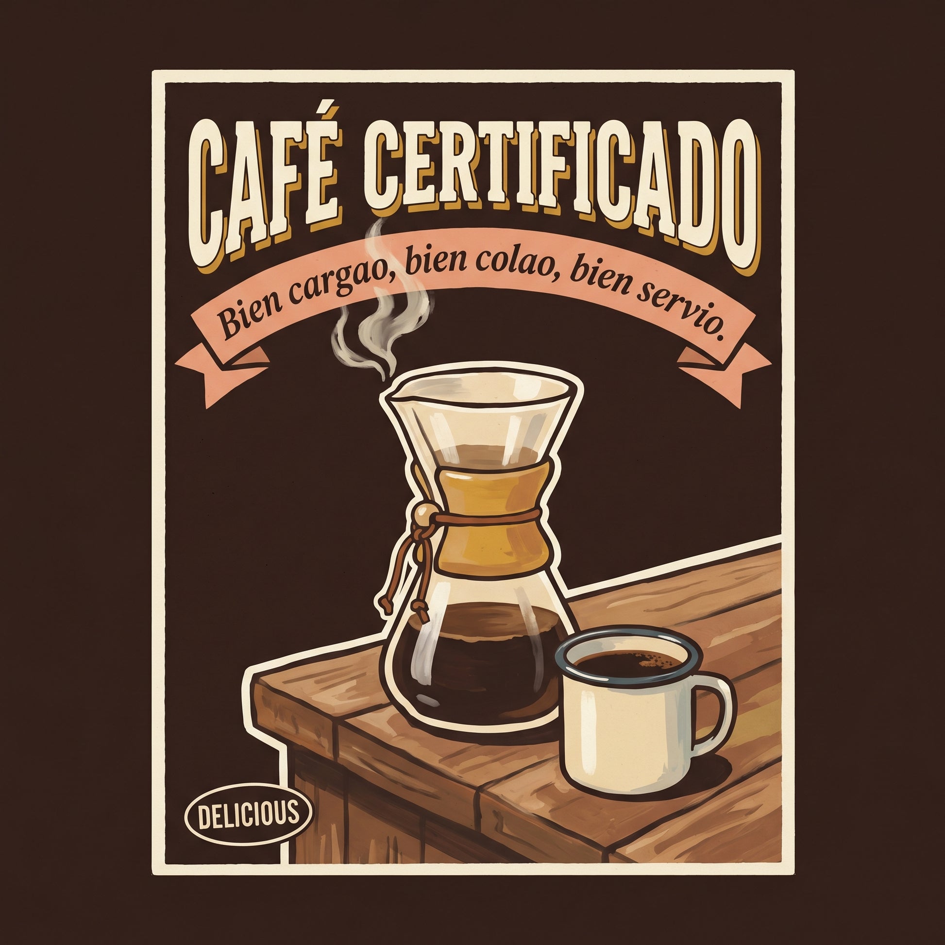 CAFÉ CERTIFICADO — design