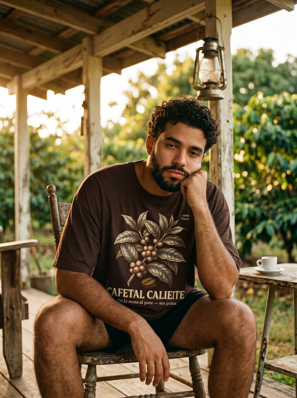 CAFETAL CALIENTE — model mockup