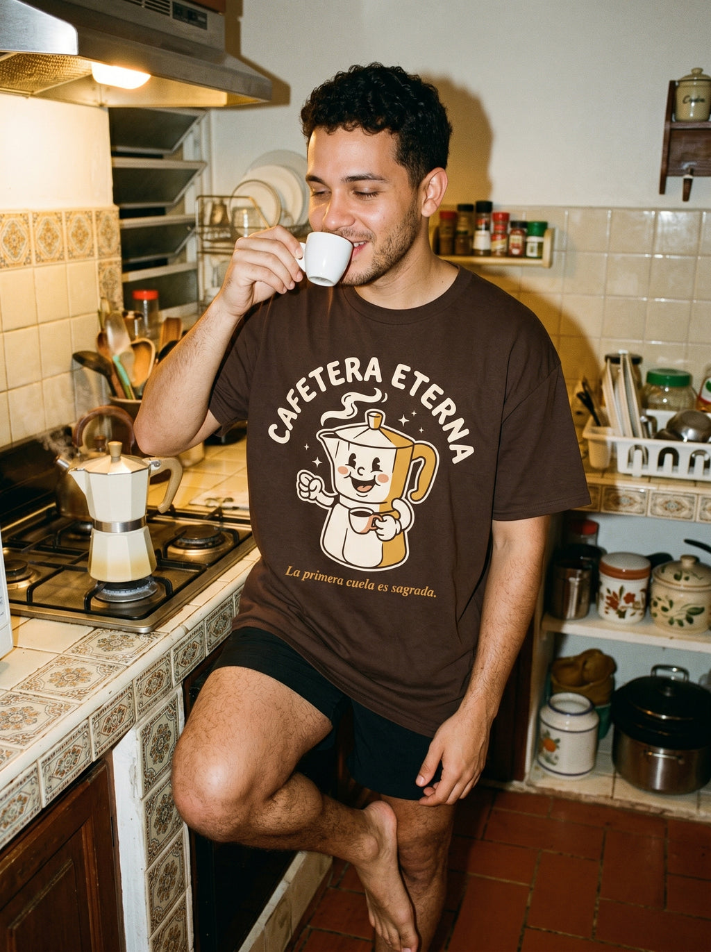 CAFETERA ETERNA — model mockup