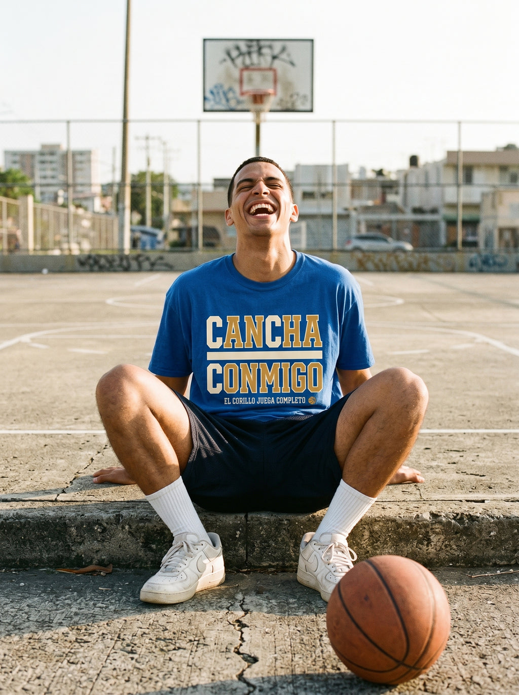 CANCHA CONMIGO — model mockup