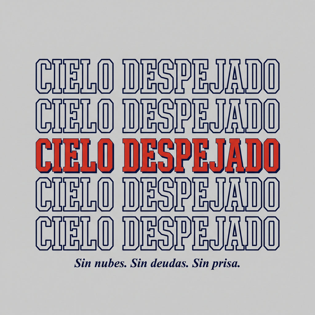 CIELO DESPEJADO — design
