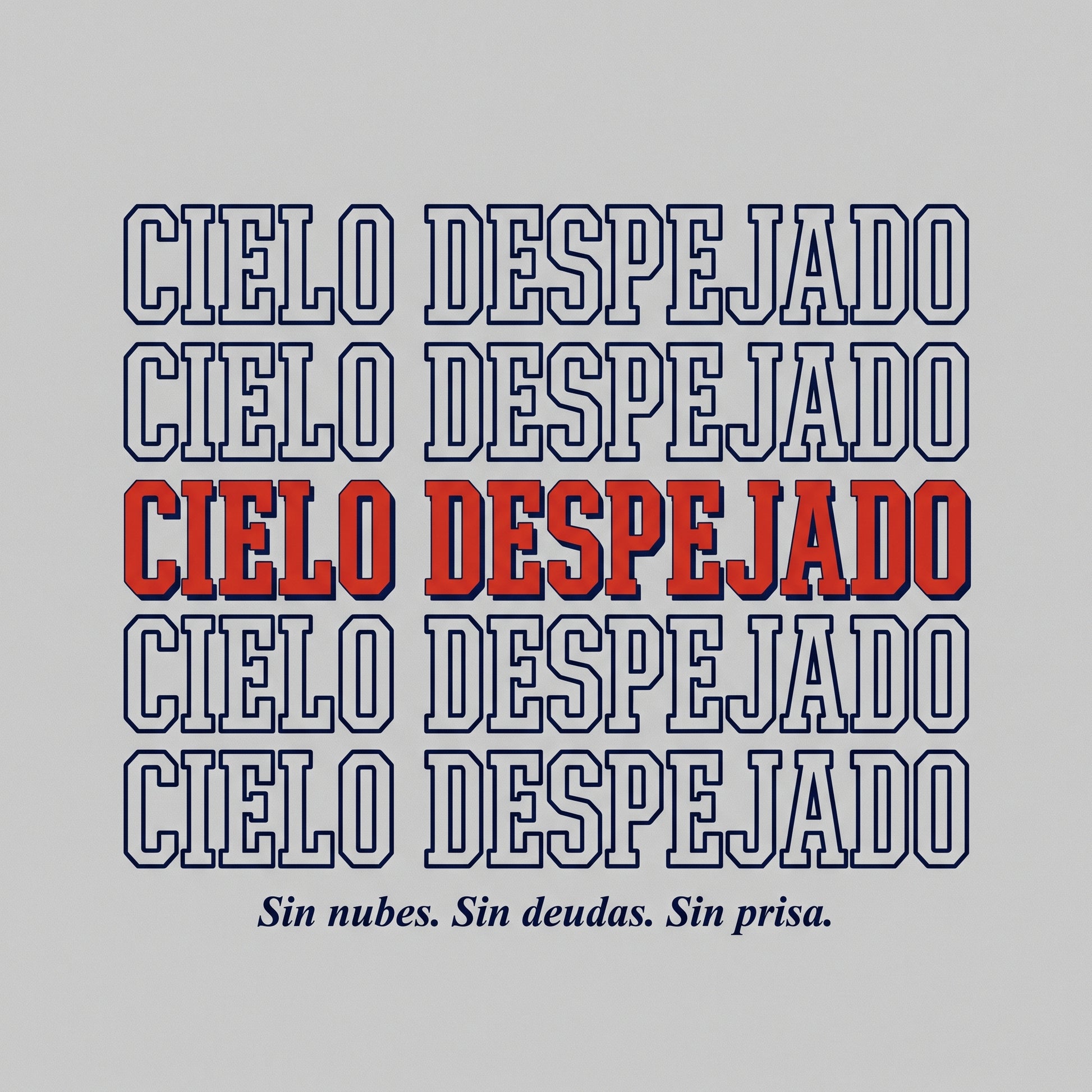 CIELO DESPEJADO — design
