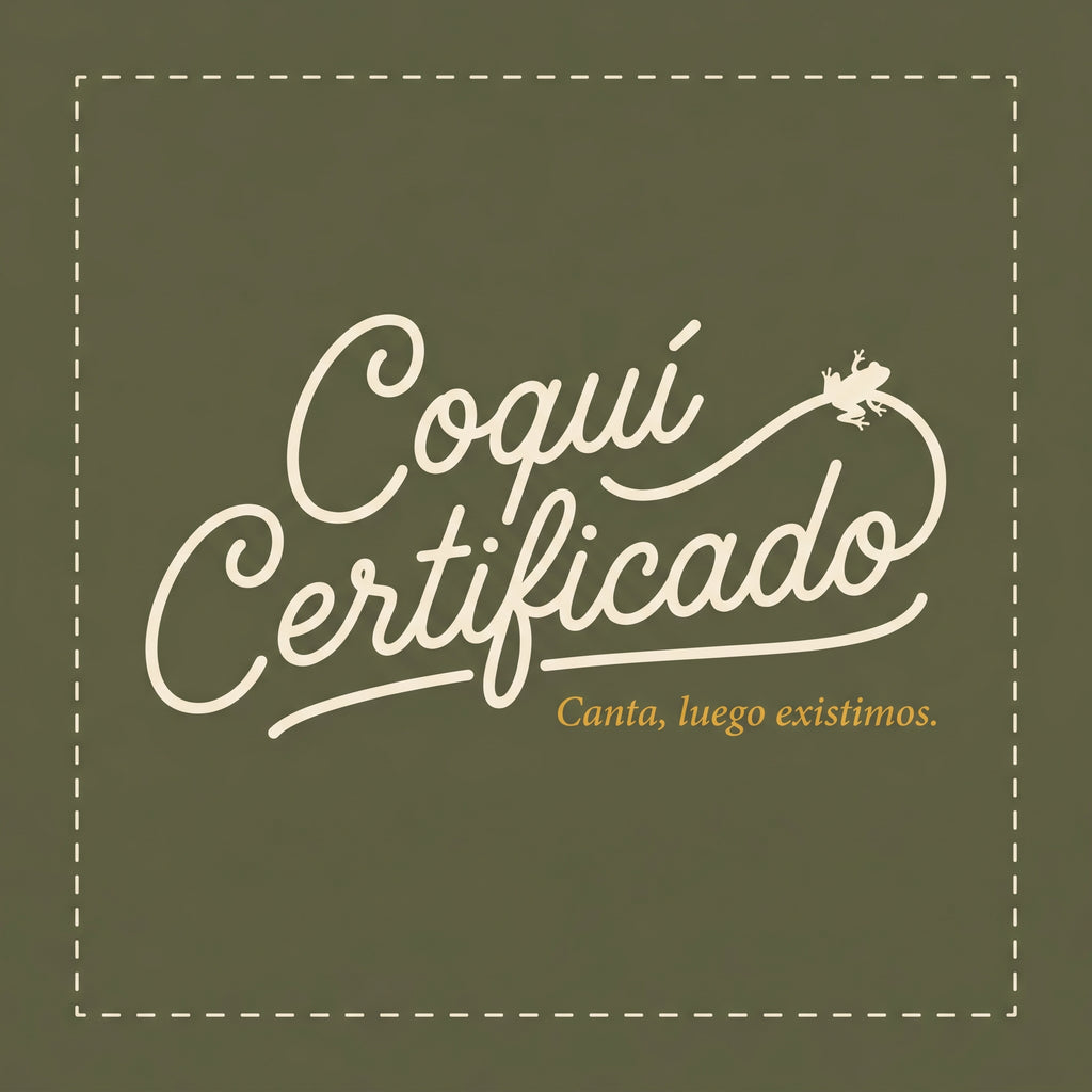 COQUÍ CERTIFICADO — design
