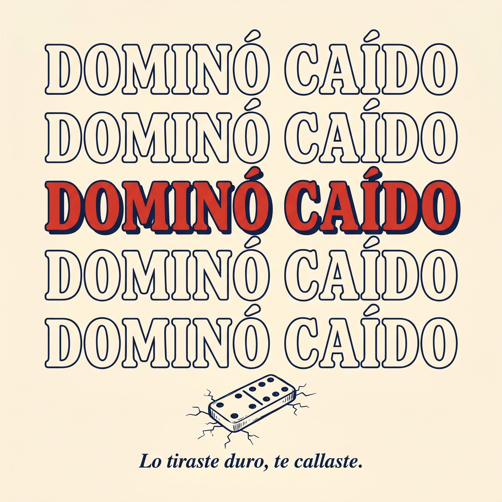DOMINÓ CAÍDO — design