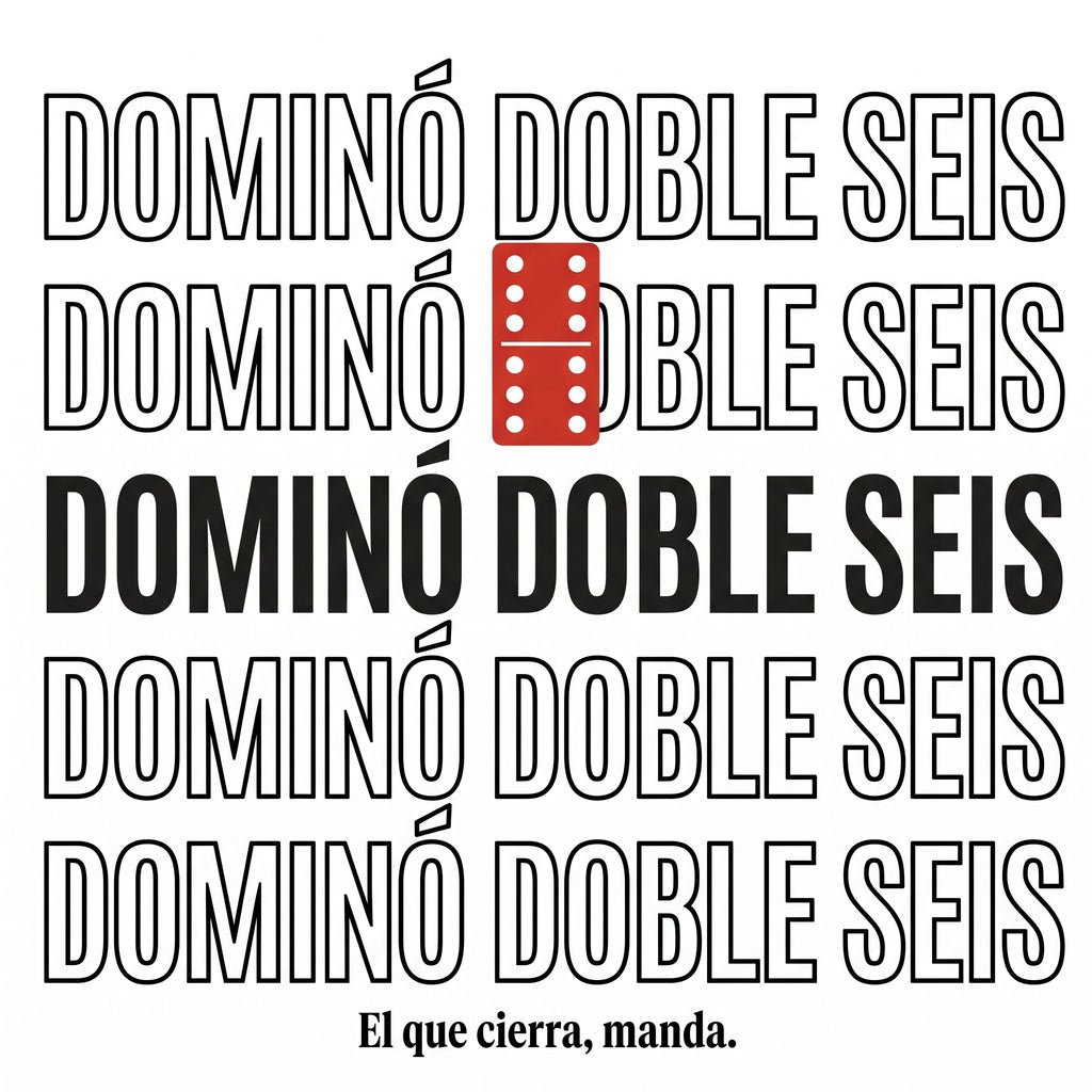 DOMINÓ DOBLE SEIS design