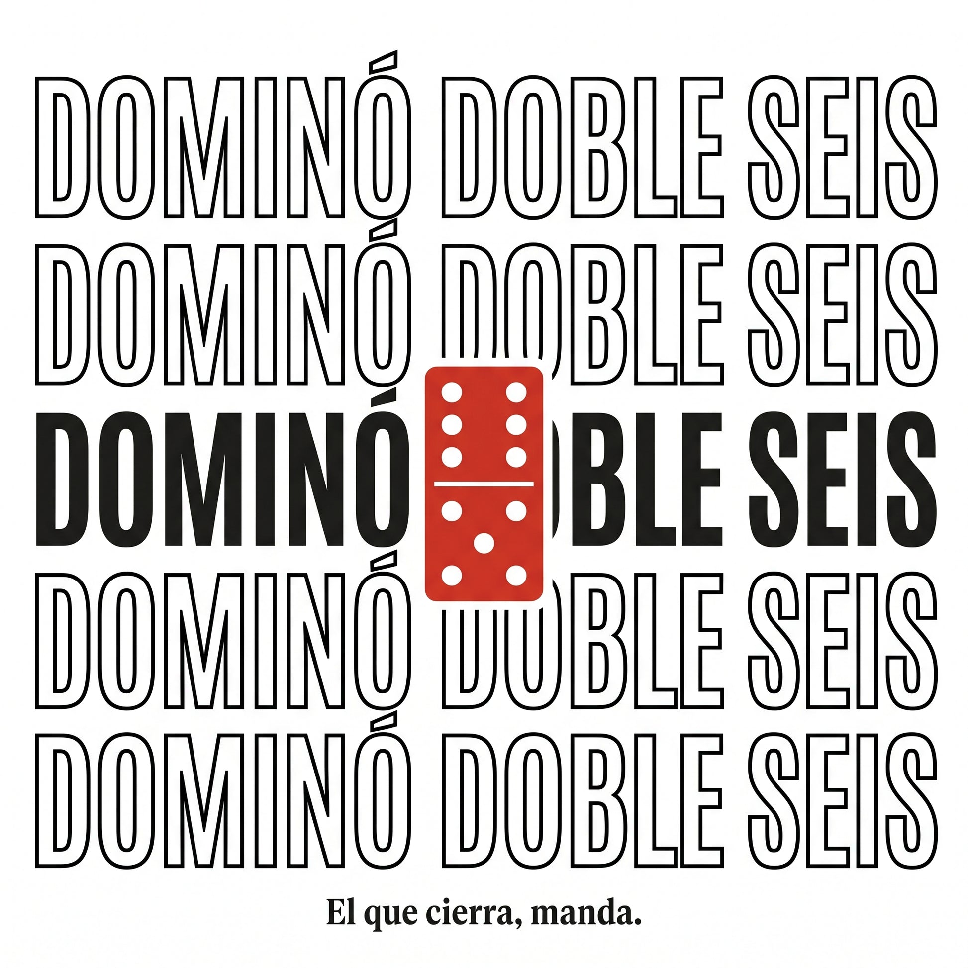 DOMINÓ DOBLE SEIS design