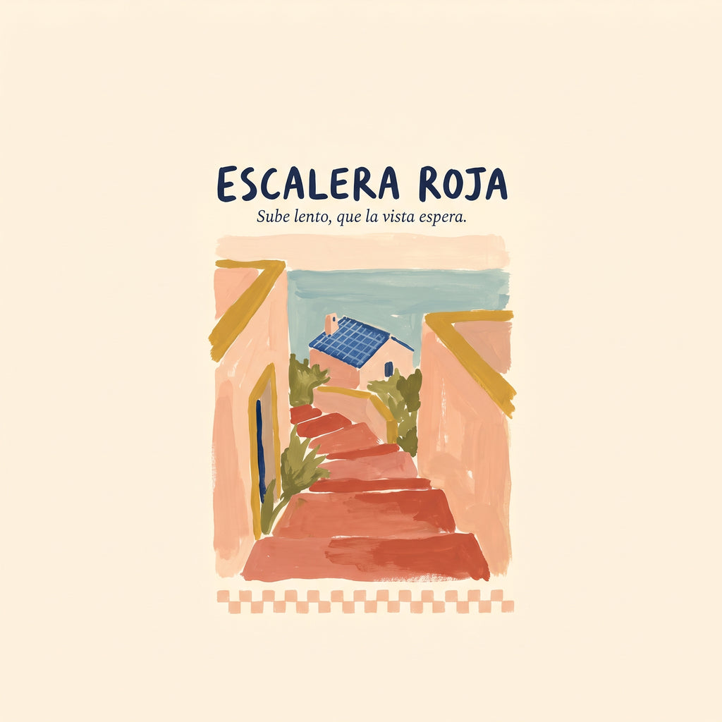ESCALERA ROJA — design