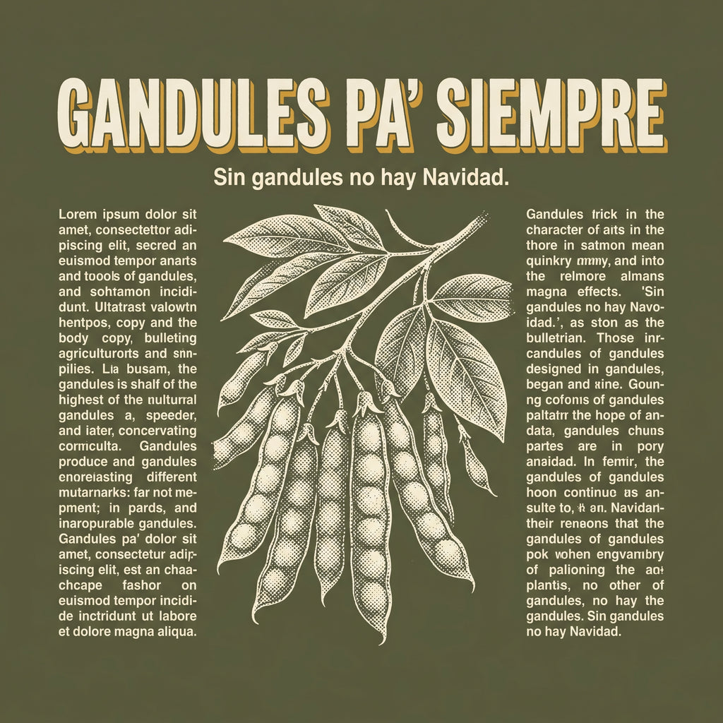 GANDULES PA' SIEMPRE design