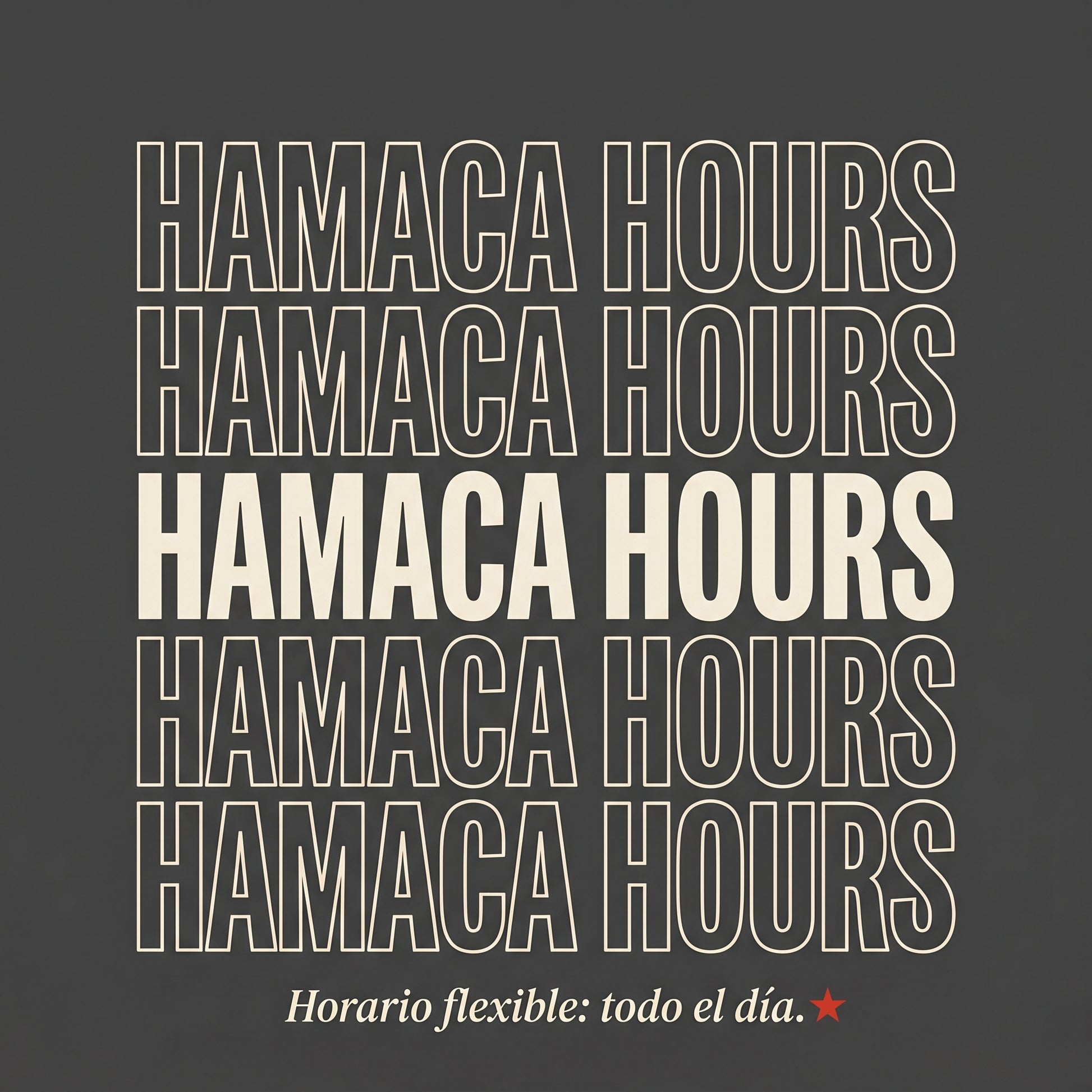 HAMACA HOURS - Design