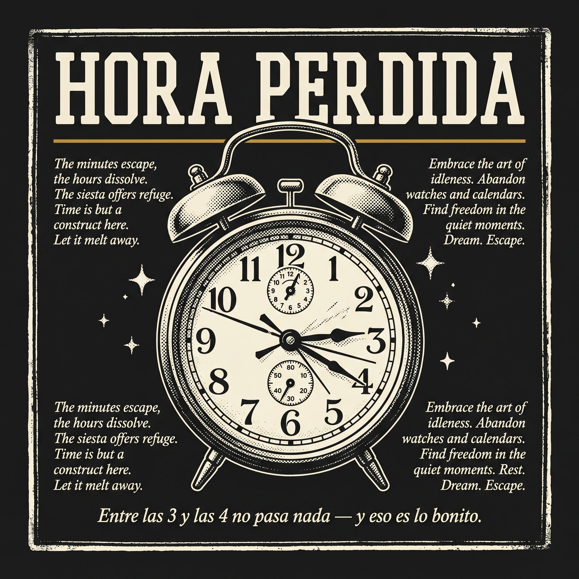 HORA PERDIDA — design