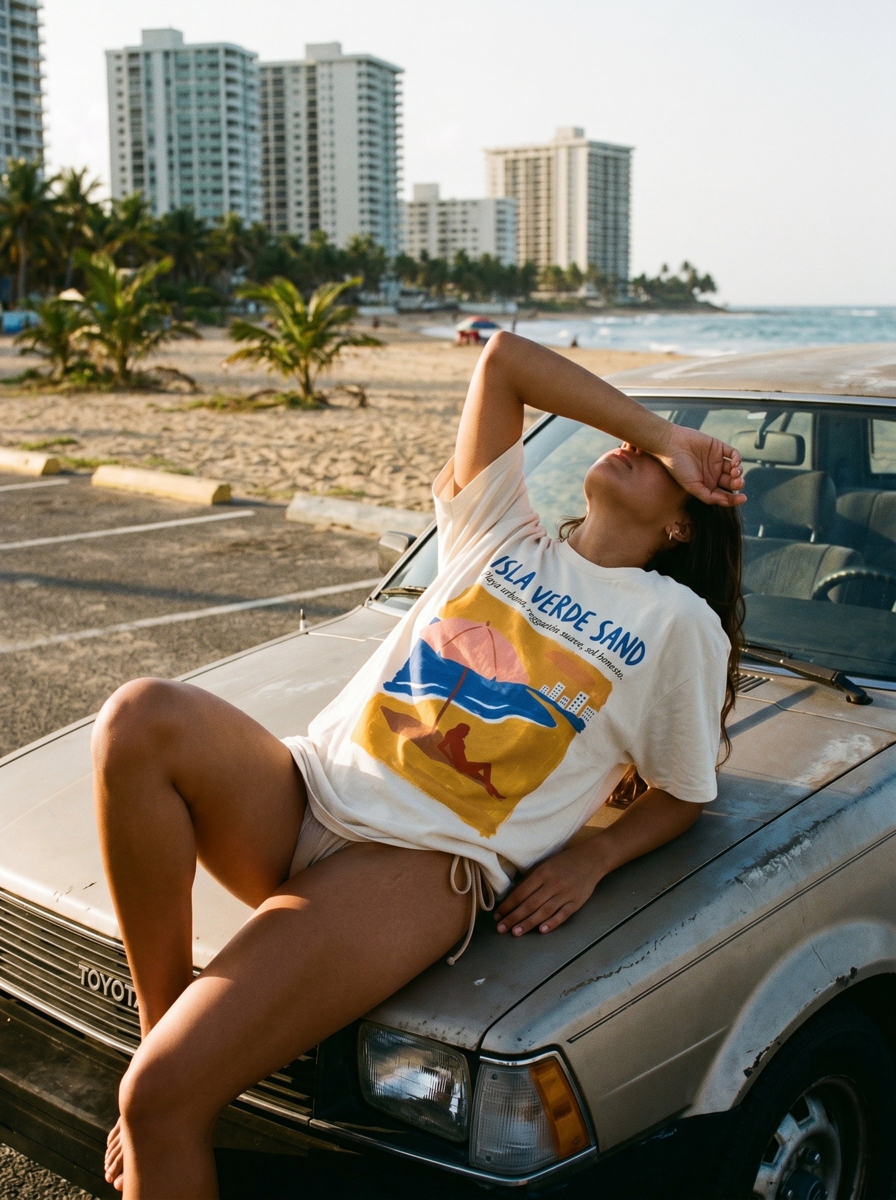 ISLA VERDE SAND — model mockup