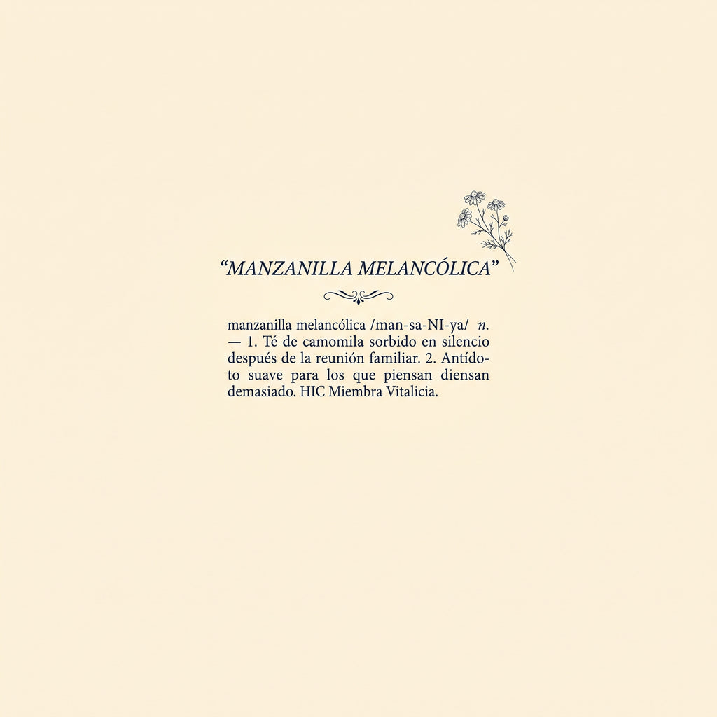 MANZANILLA MELANCÓLICA — design