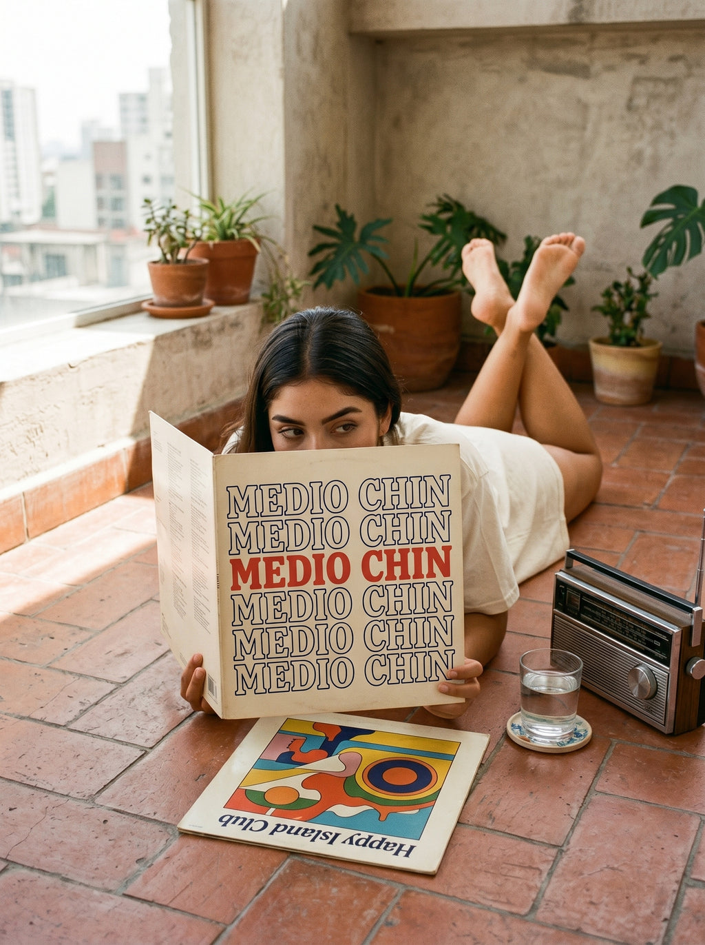 MEDIO CHIN — on model