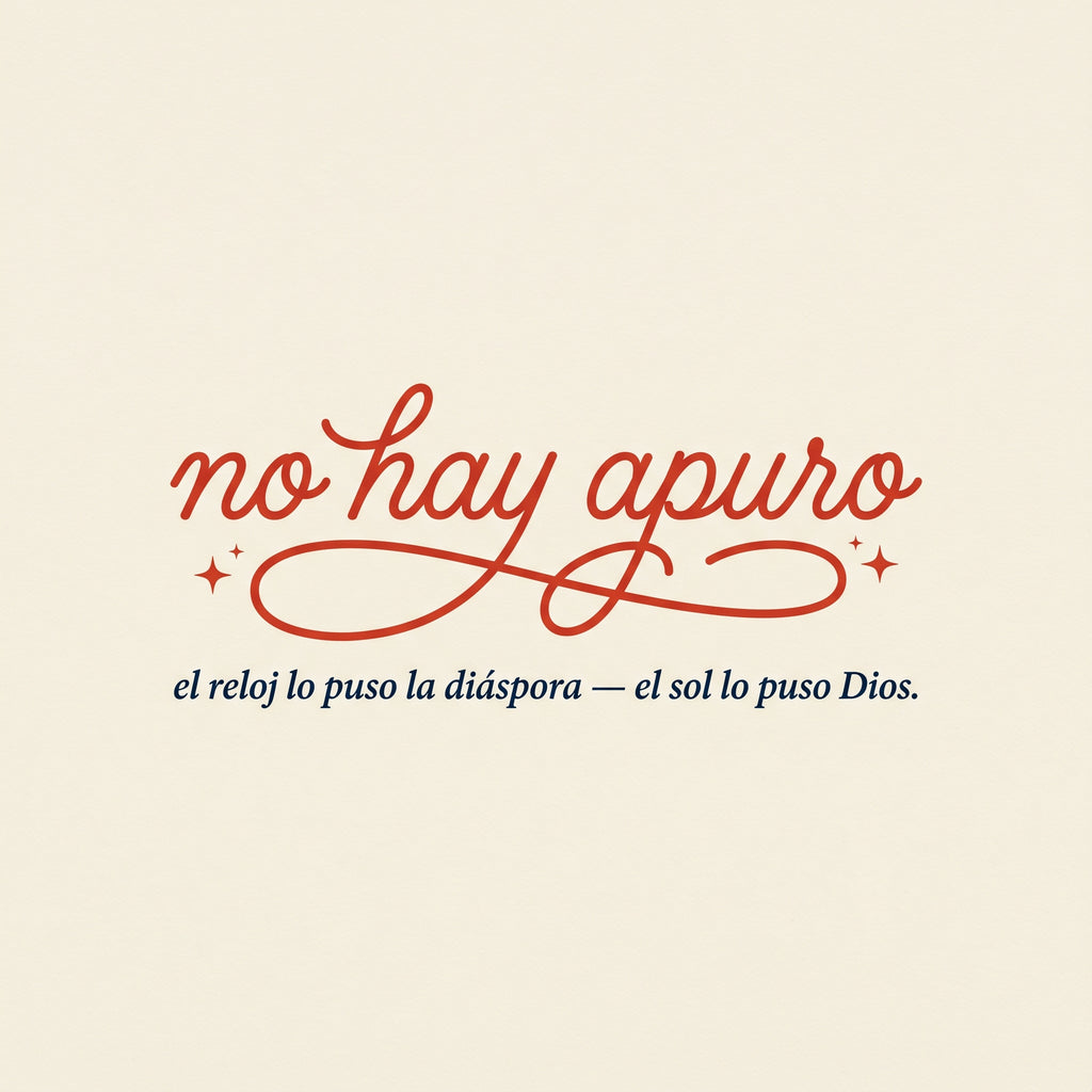 NO HAY APURO — design