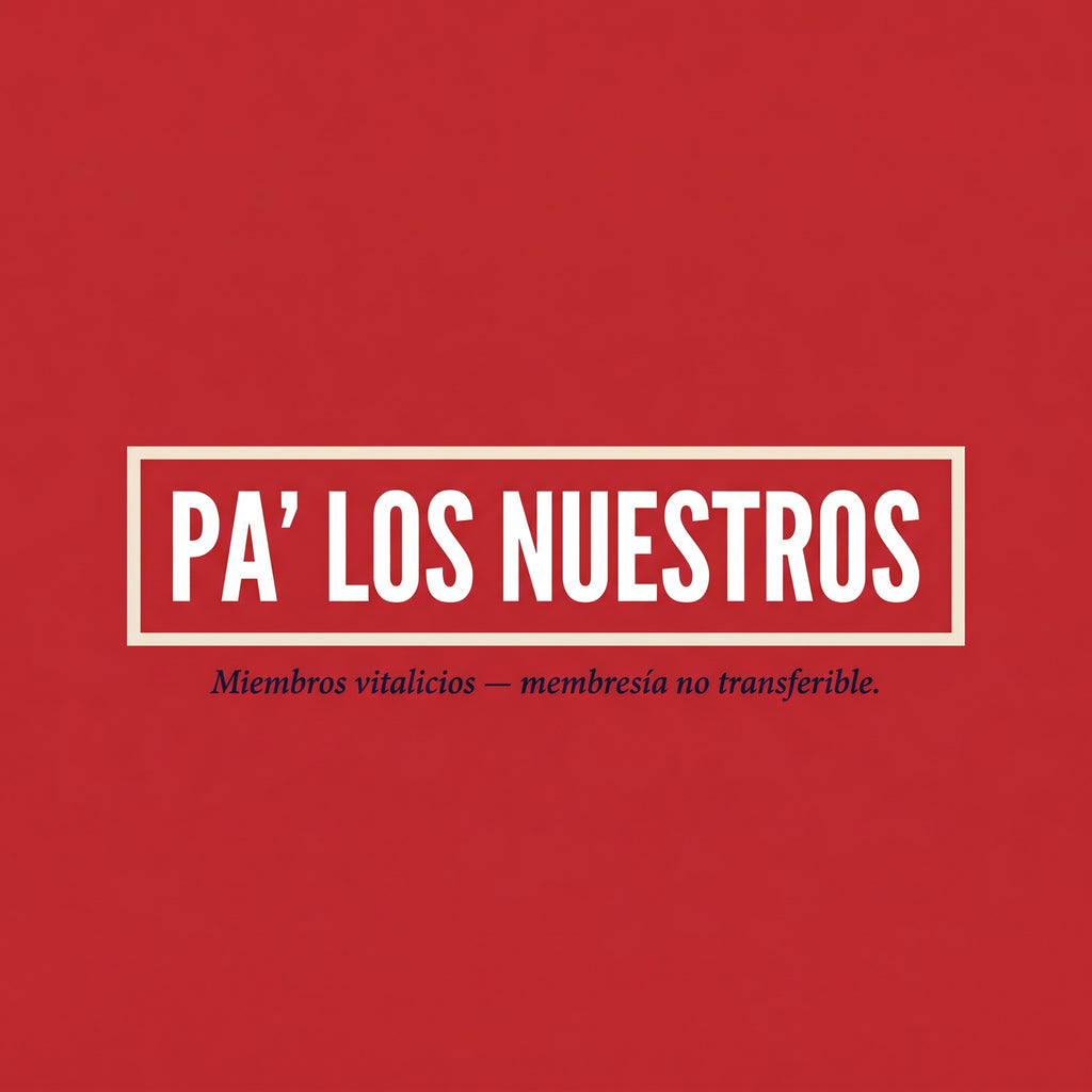 PA' LOS NUESTROS — design