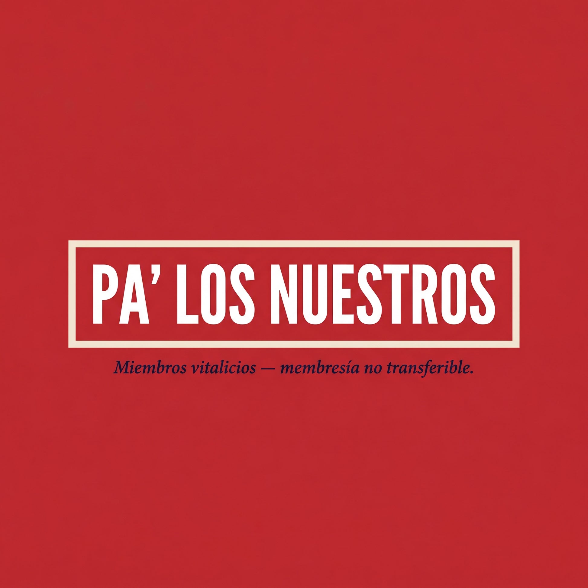 PA' LOS NUESTROS — design