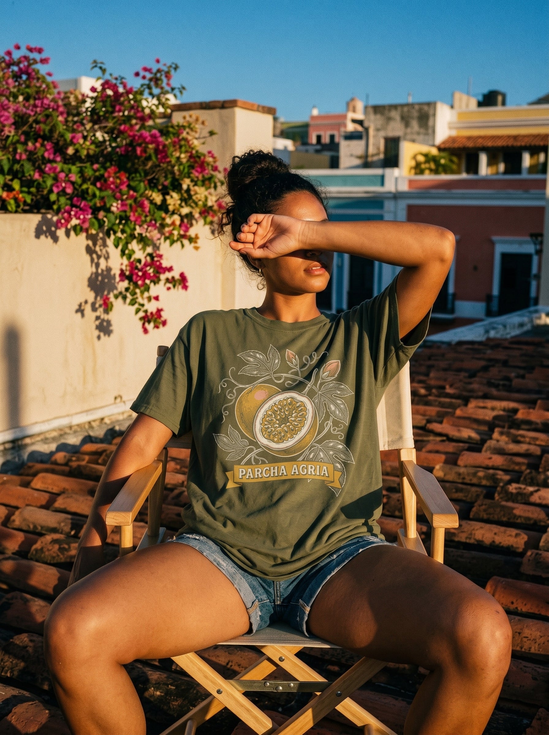 PARCHA AGRIA — on model