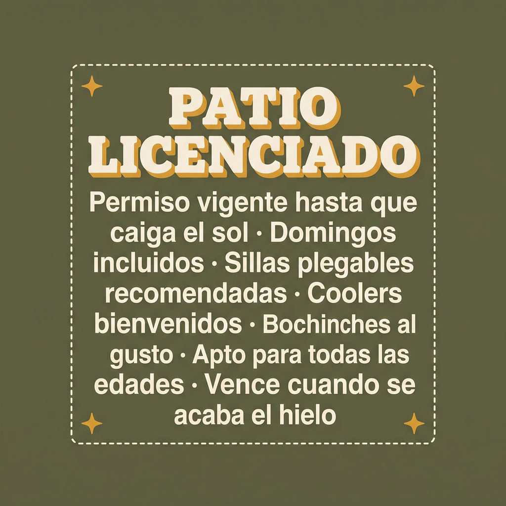 PATIO LICENCIADO — design