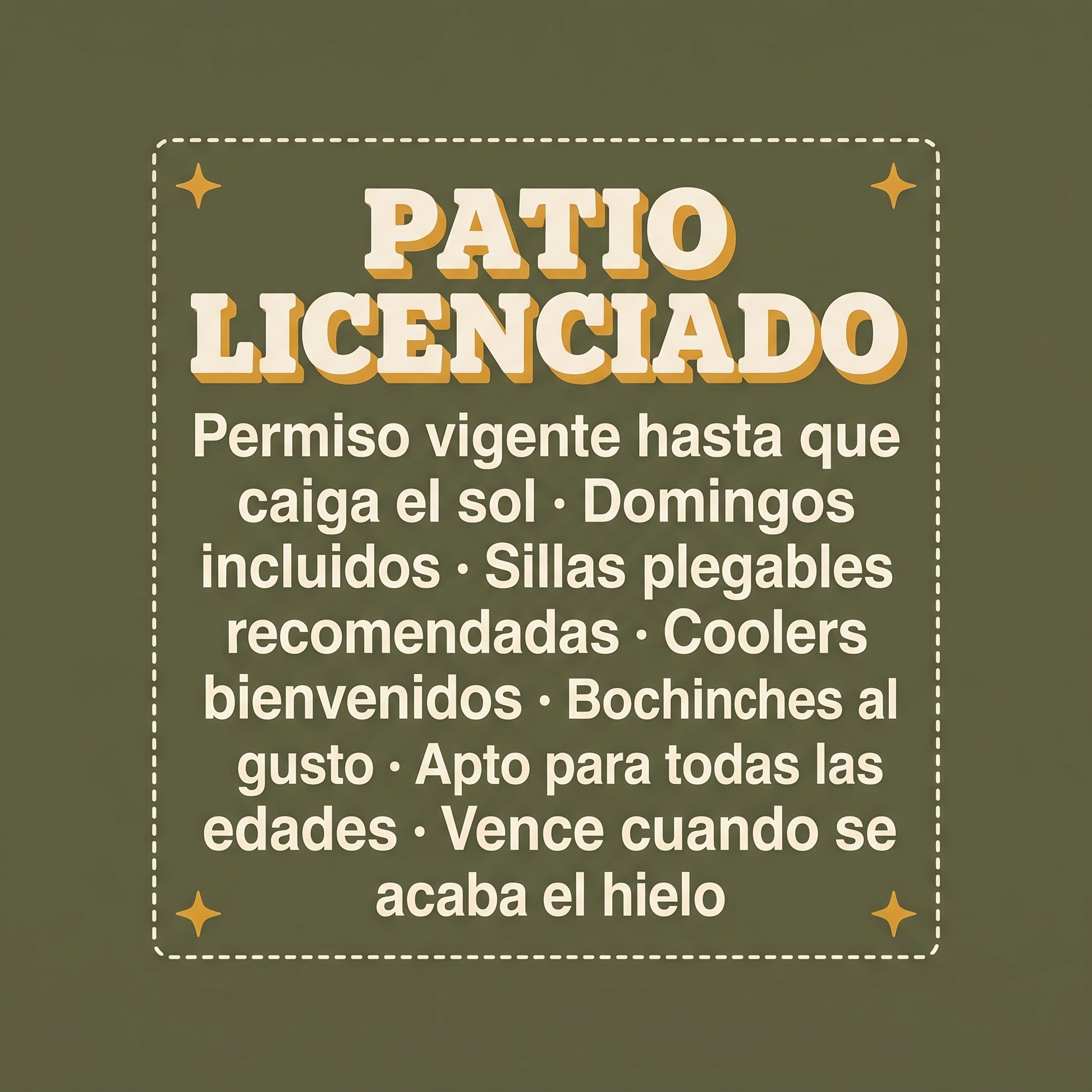 PATIO LICENCIADO — design