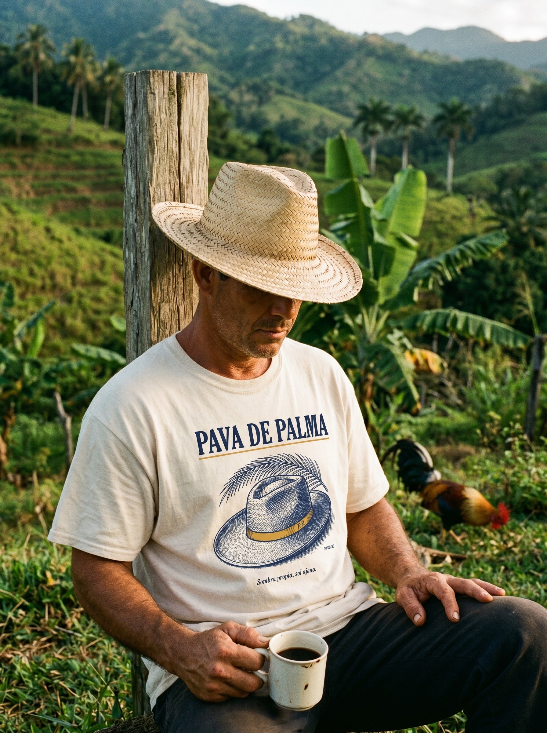 PAVA DE PALMA — model mockup