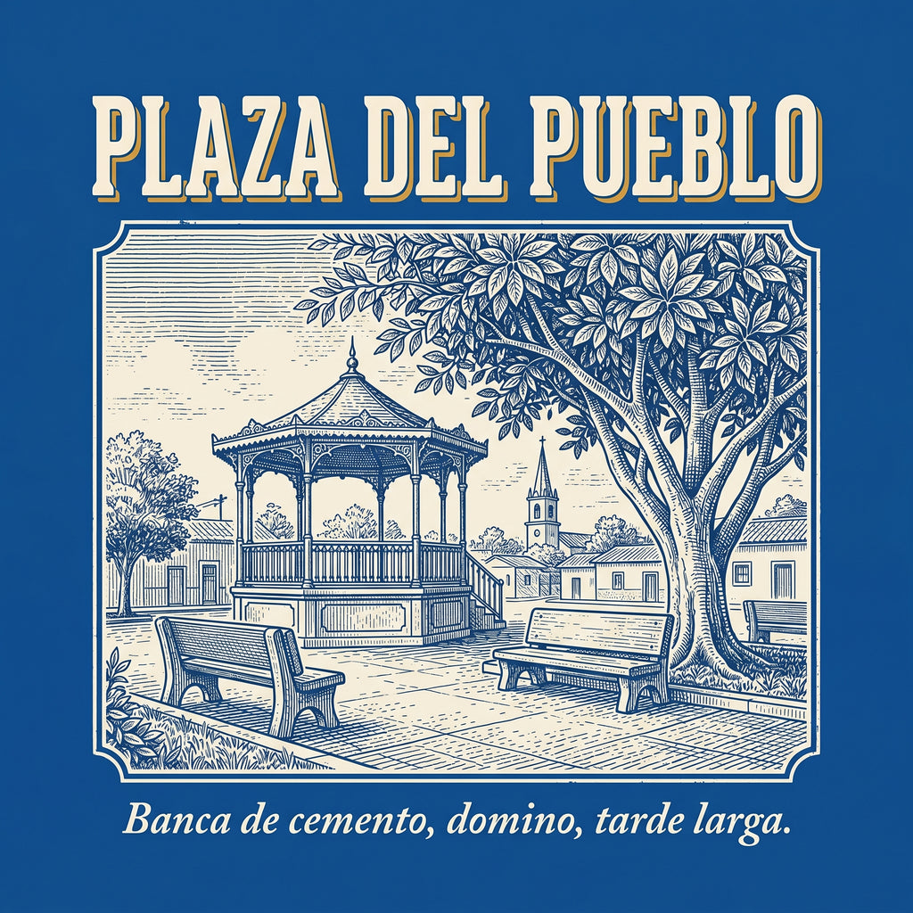 PLAZA DEL PUEBLO — design graphic