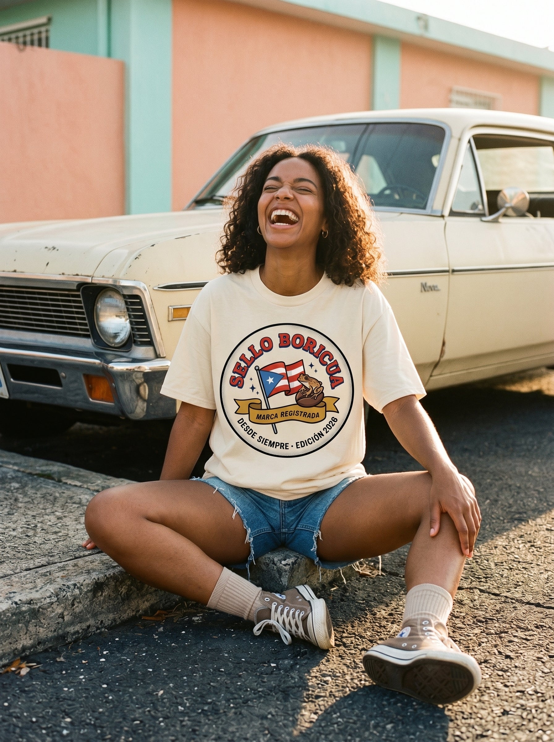 SELLO BORICUA — on model