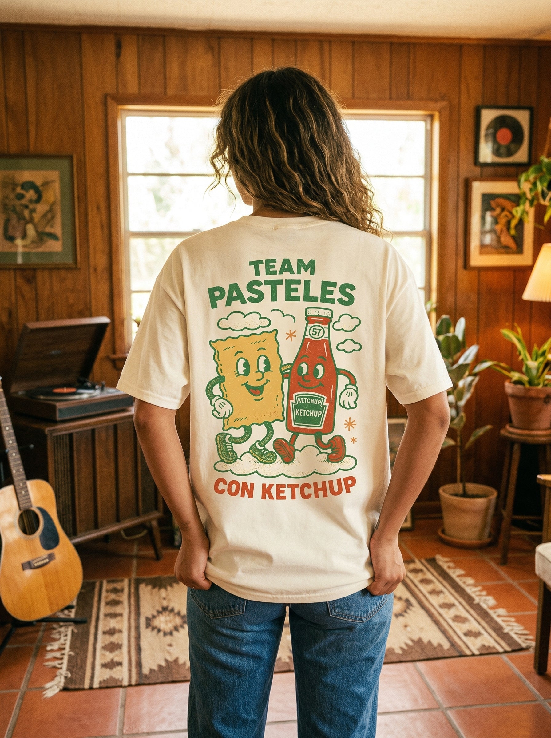 Team Pasteles Con Ketchup lifestyle back print