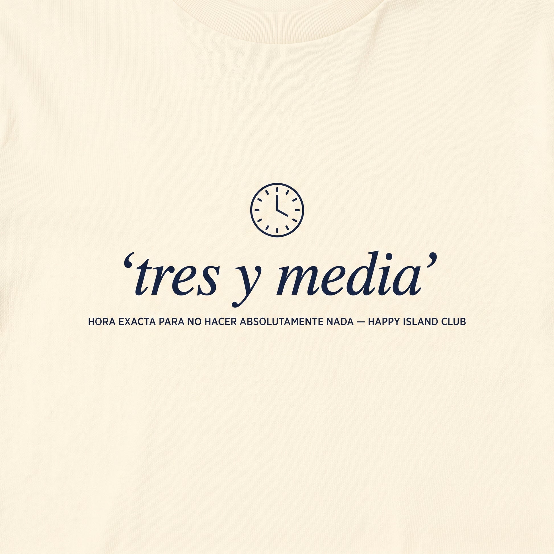 TRES Y MEDIA — design
