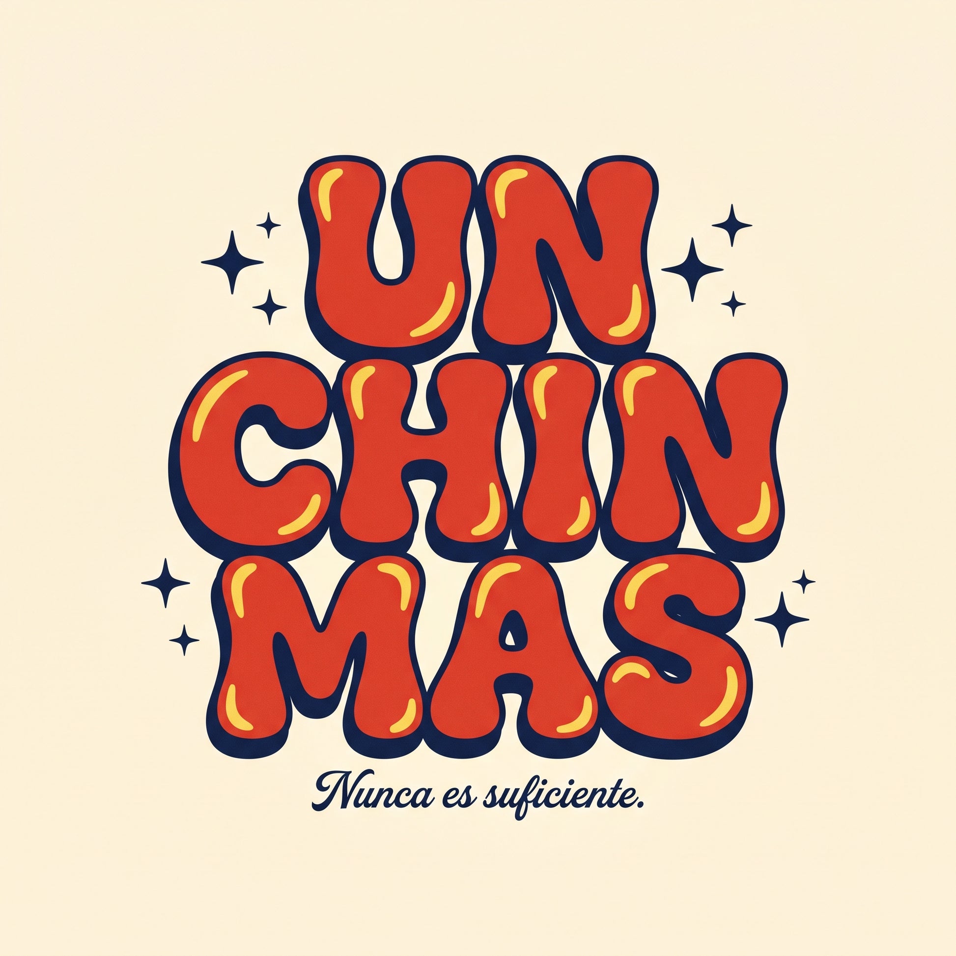 UN CHIN MÁS - design